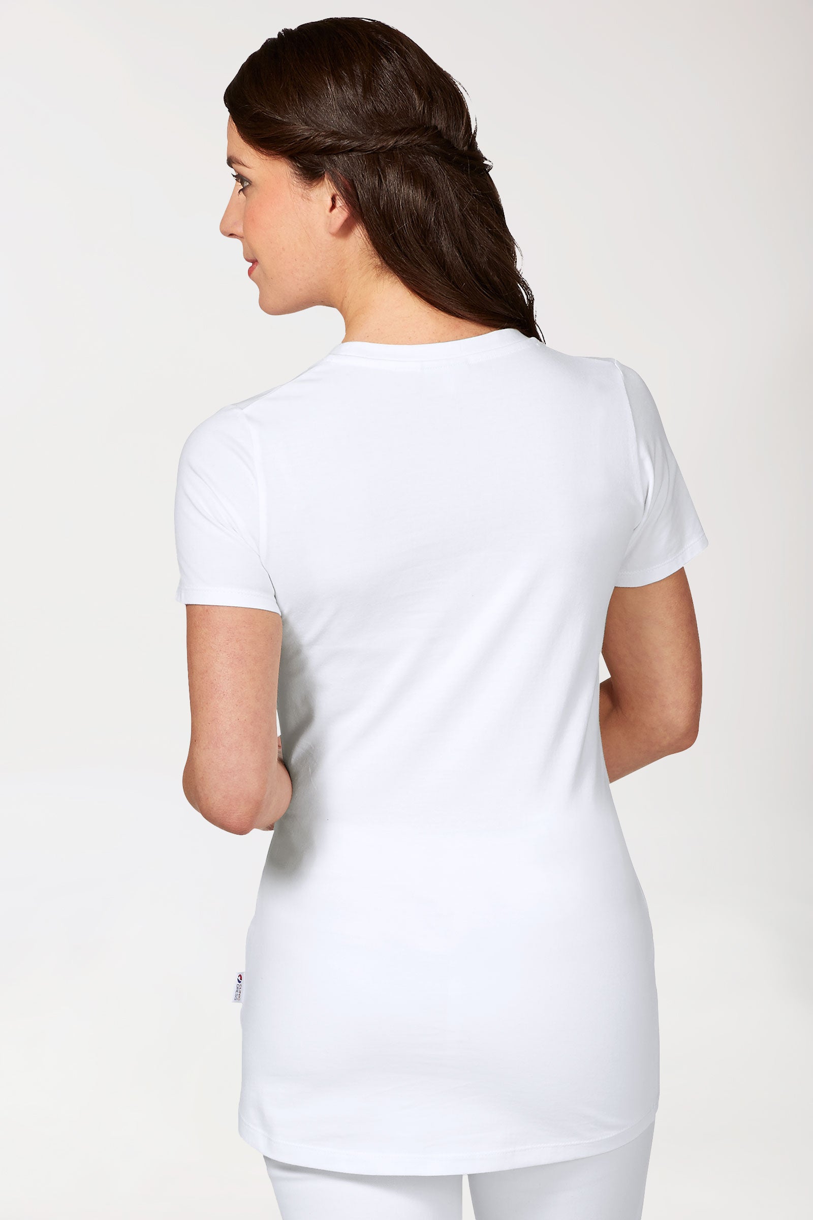 CORE Shirt Damen - Rundhals weiss