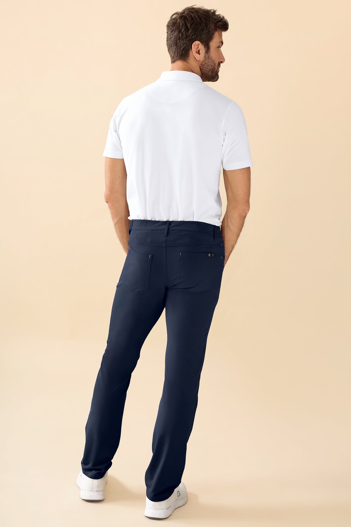 KAERE Hose Herren - 5-Pocket navy, Rückansicht