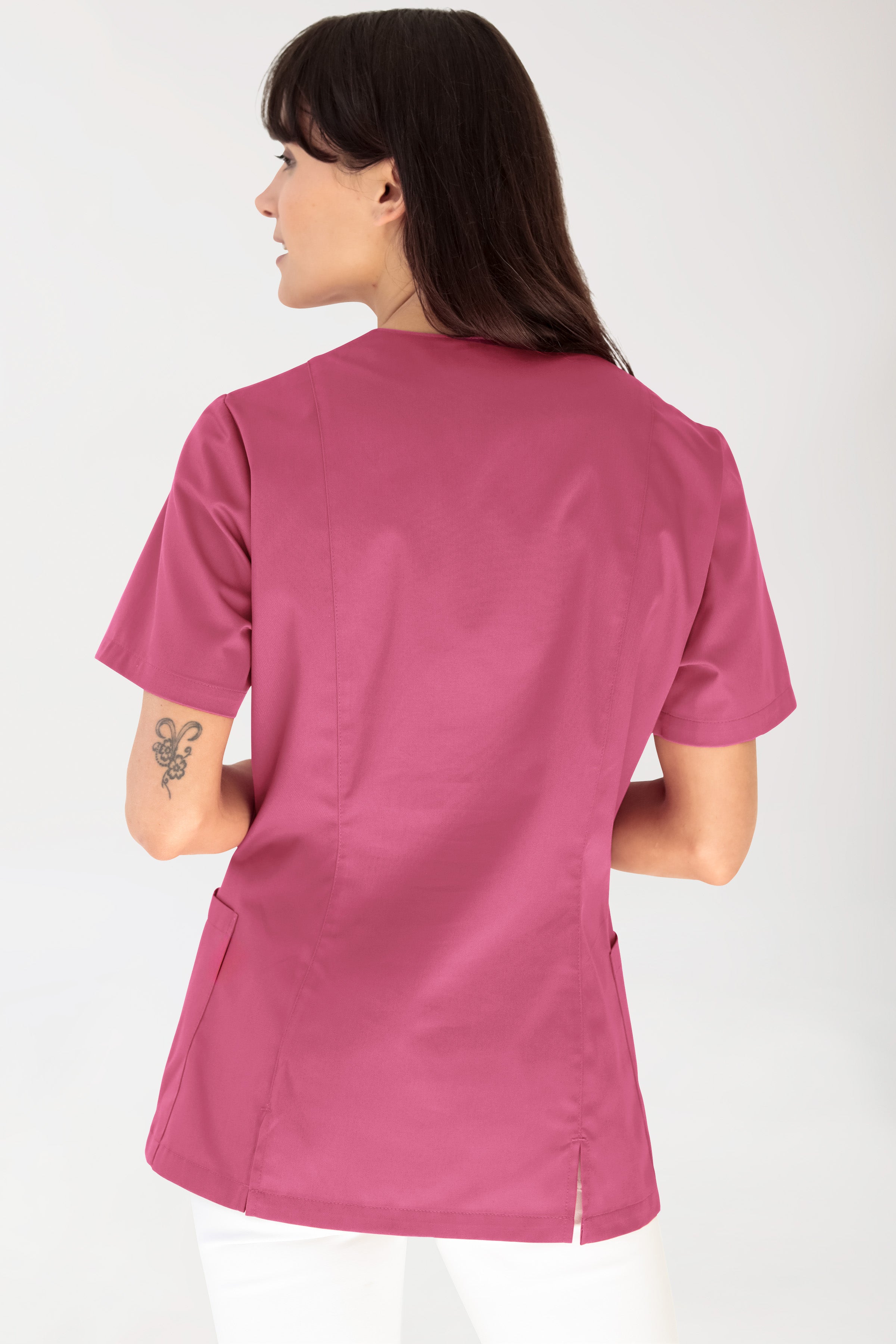 Schlupfkasack Damen - Stretch rosenholz