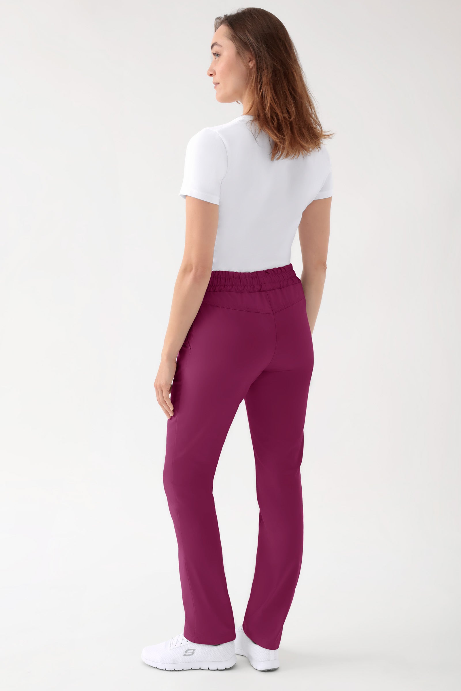CORE Hose Unisex - hoher Bund berry, Vue de dos