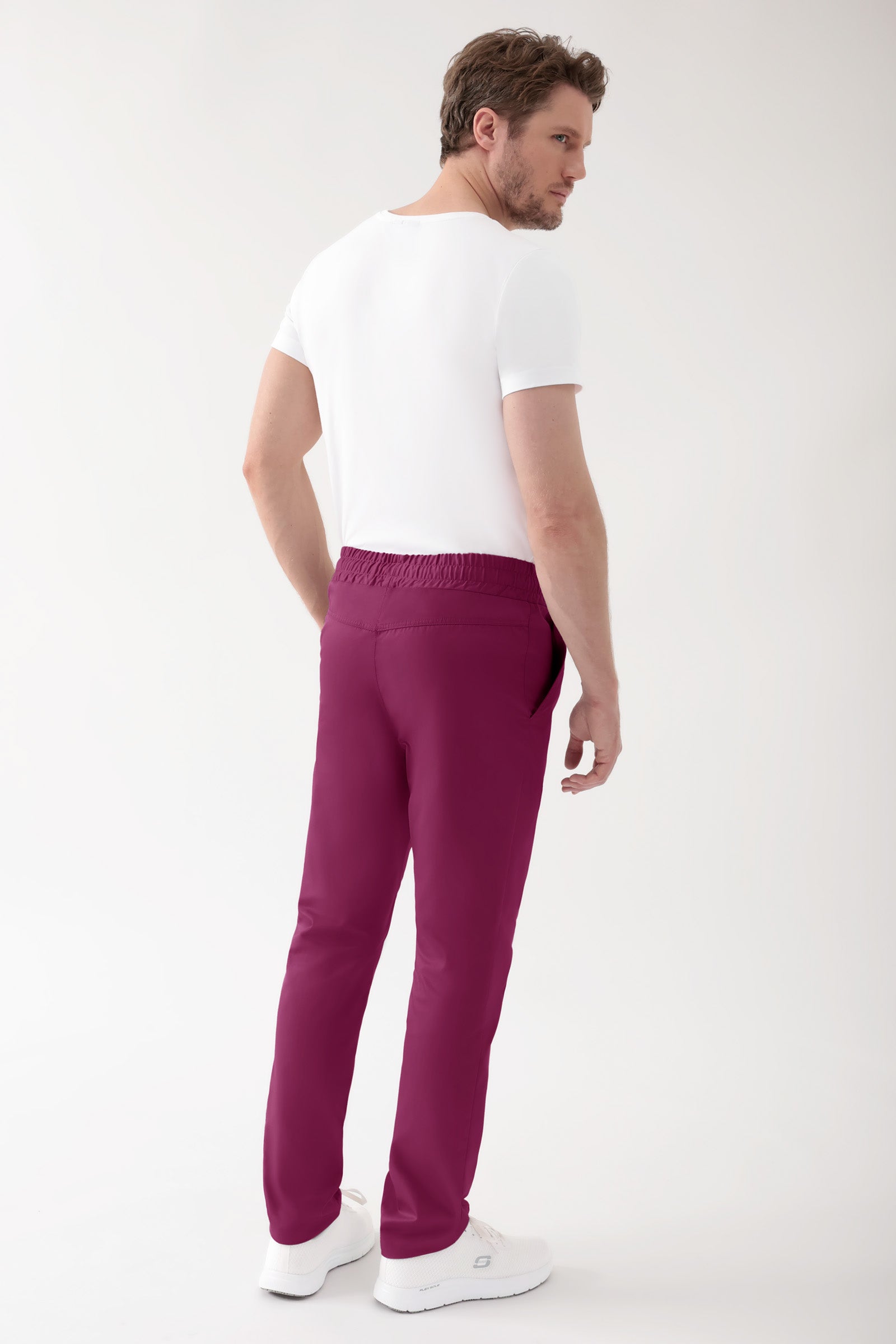 CORE Hose Unisex - hoher Bund berry, Vue de dos
