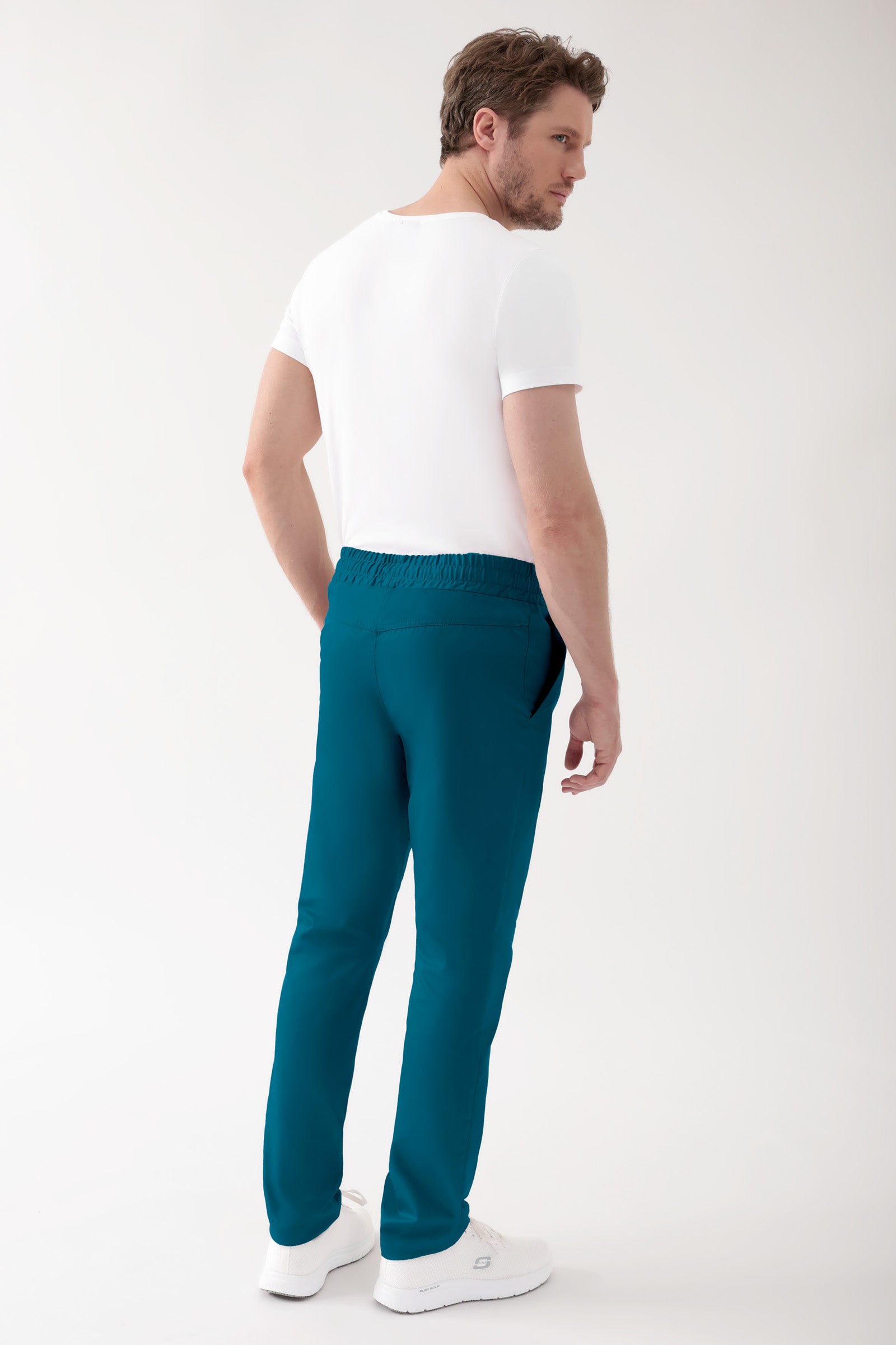 CORE Hose Unisex - hoher Bund petrol, Vue de dos