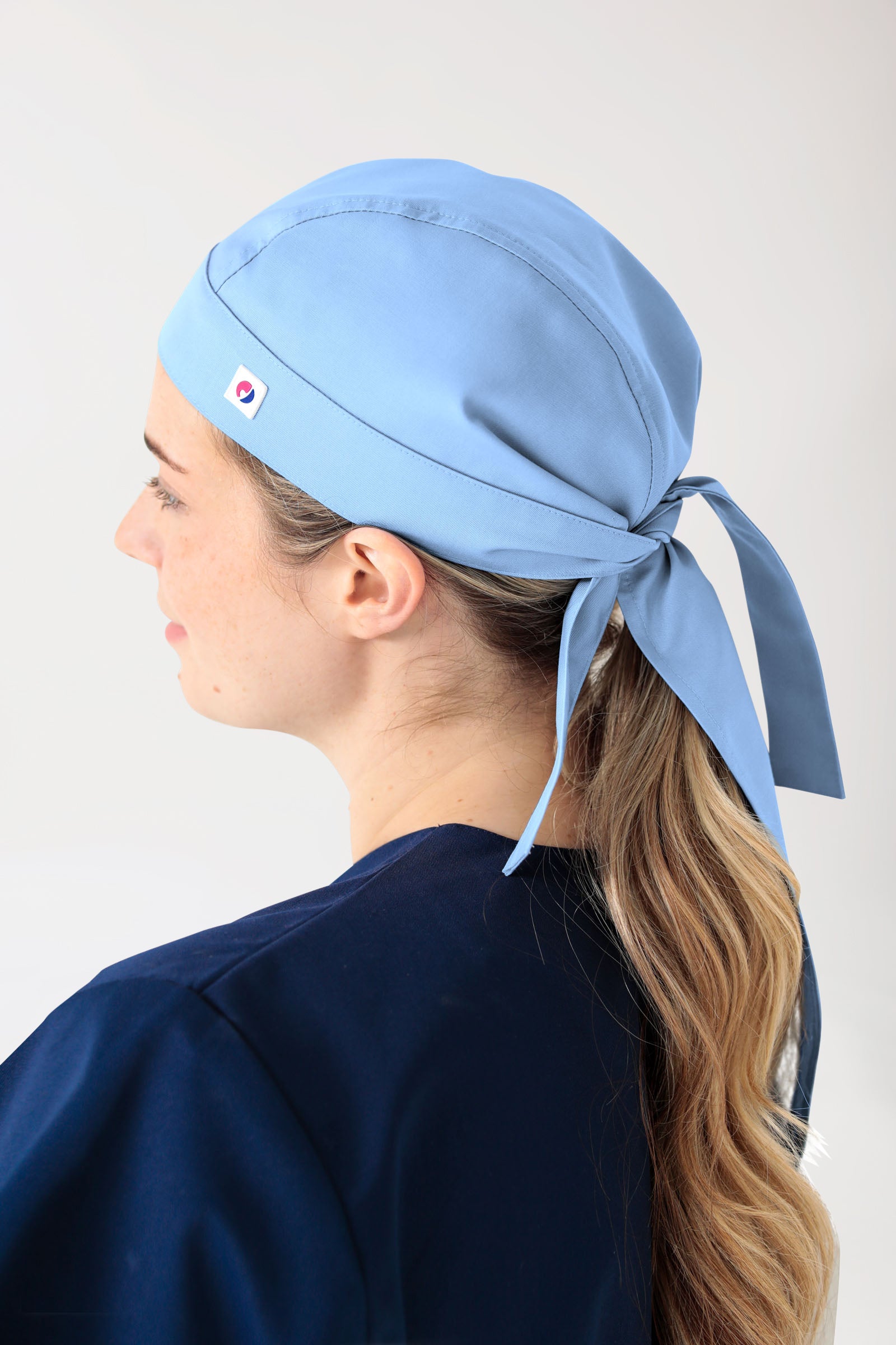 JUST STRONG Bandana Kopftuch Unisex himmelblau, Vue de dos