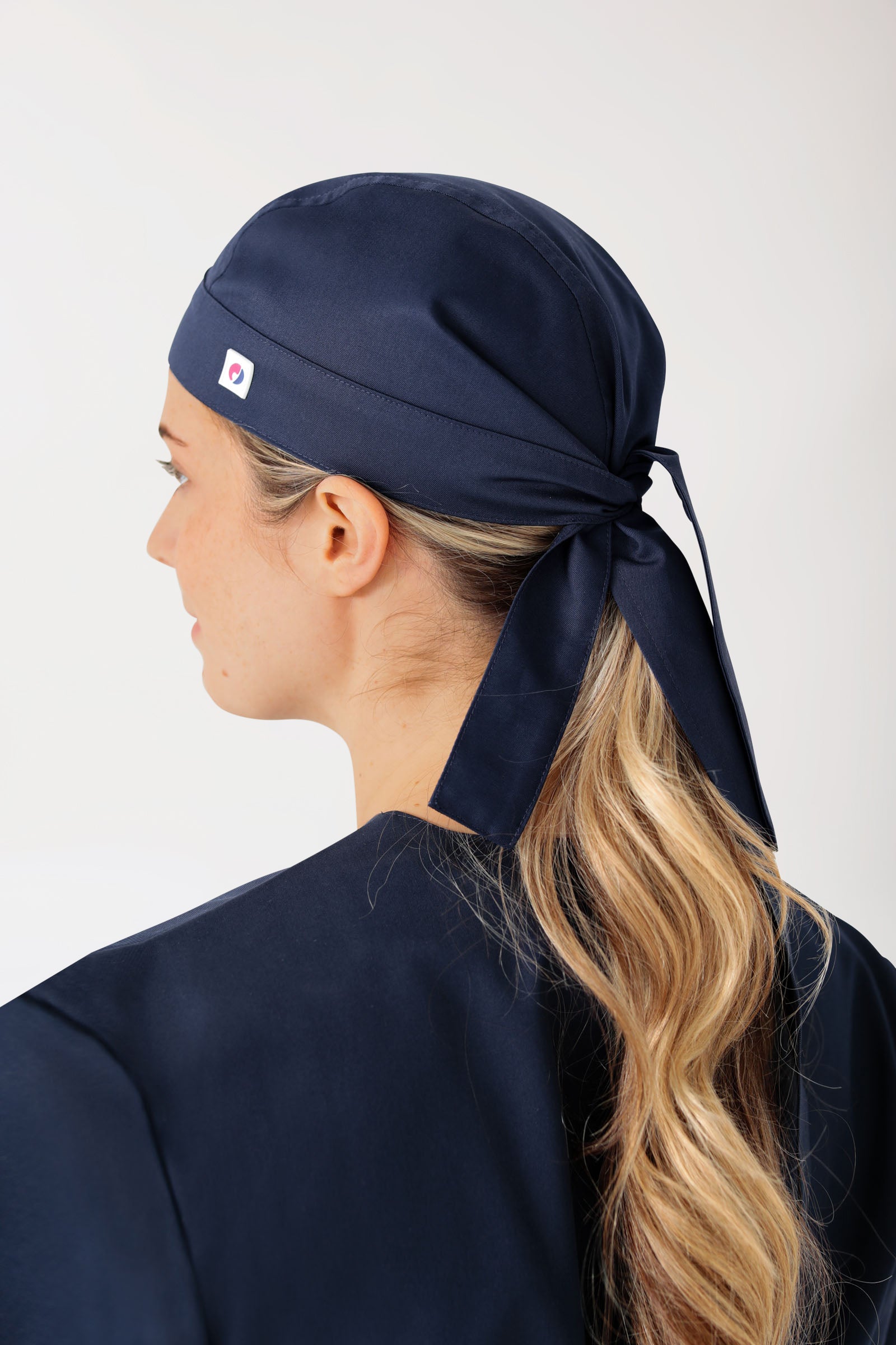 JUST STRONG Bandana Kopftuch Unisex navy, Vue de dos