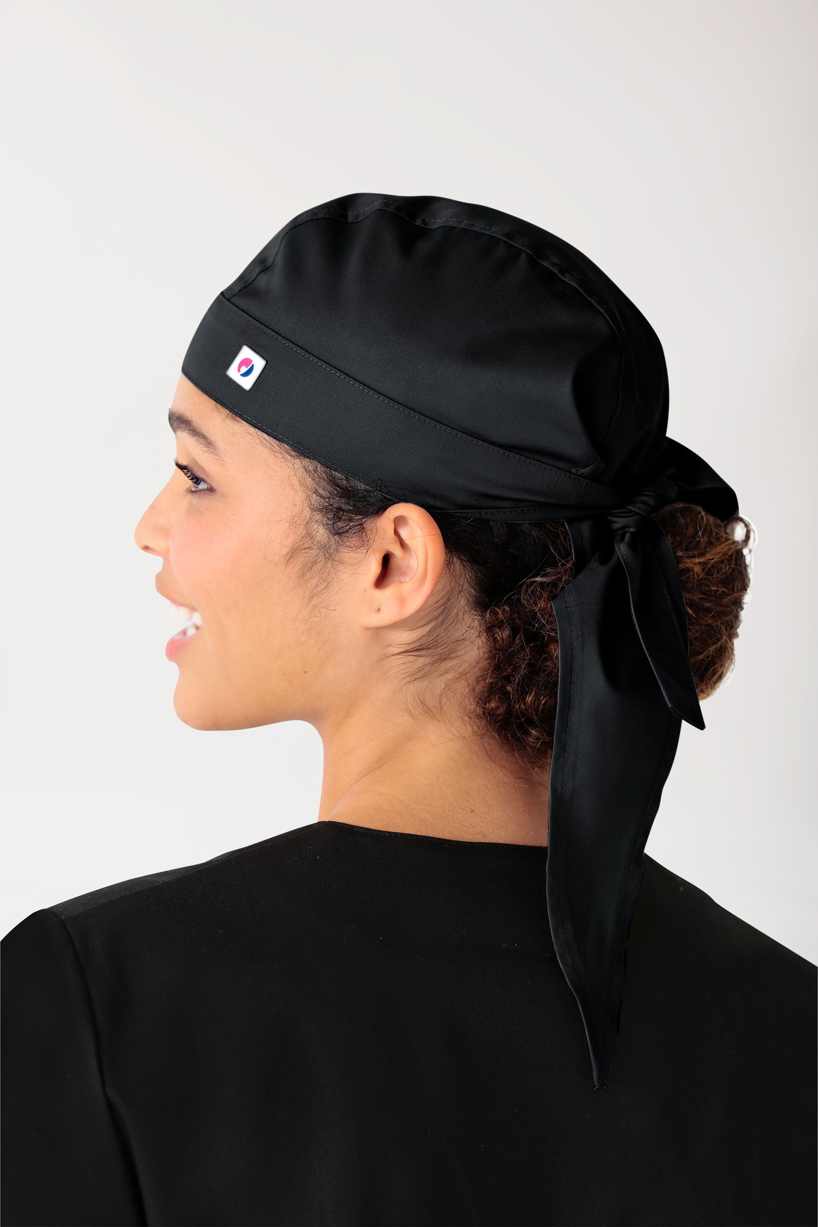 JUST STRONG Bandana Kopftuch Unisex schwarz, Vue de dos