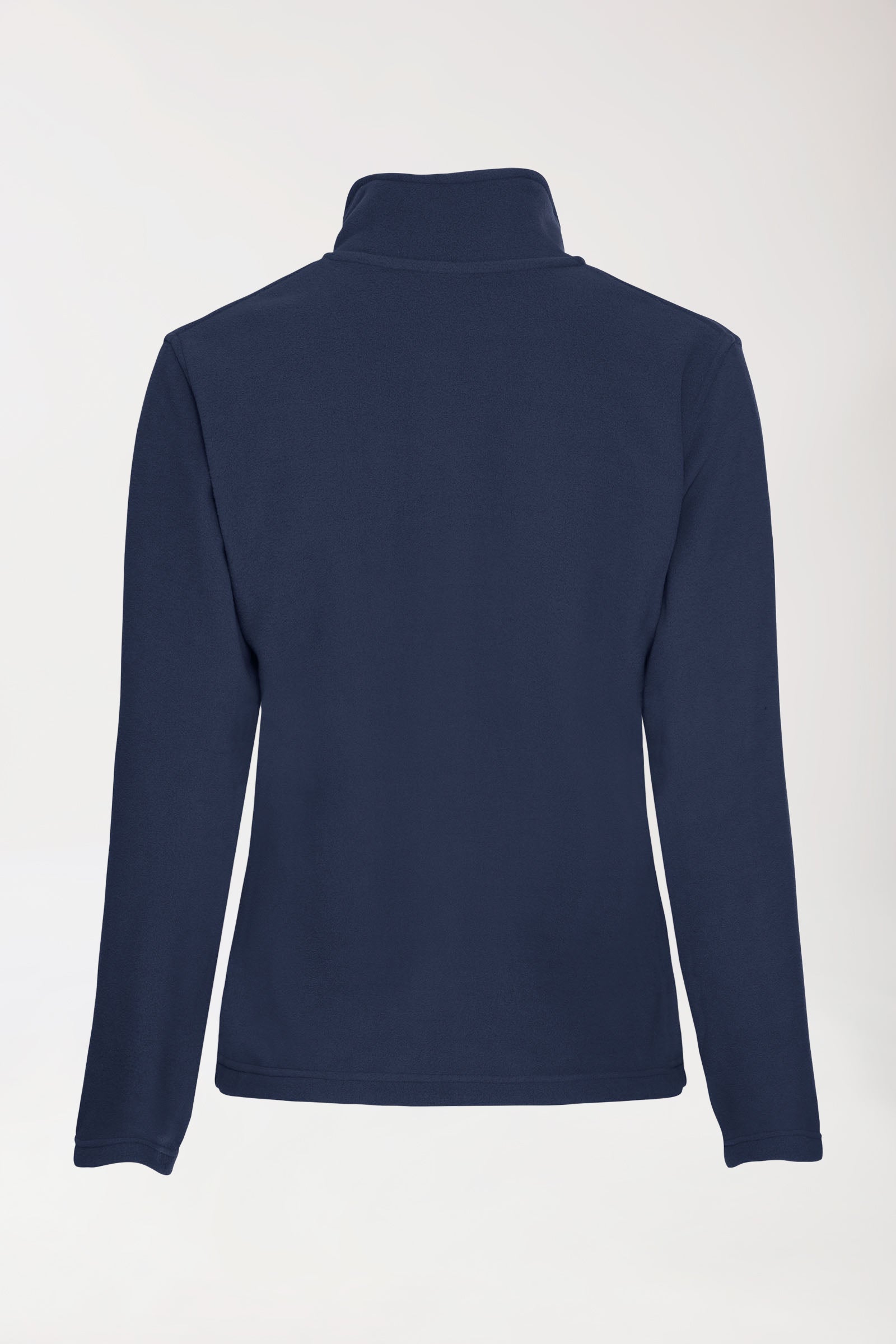 Fleecejacke Damen - Stehkragen nachtblau, Vue de dos