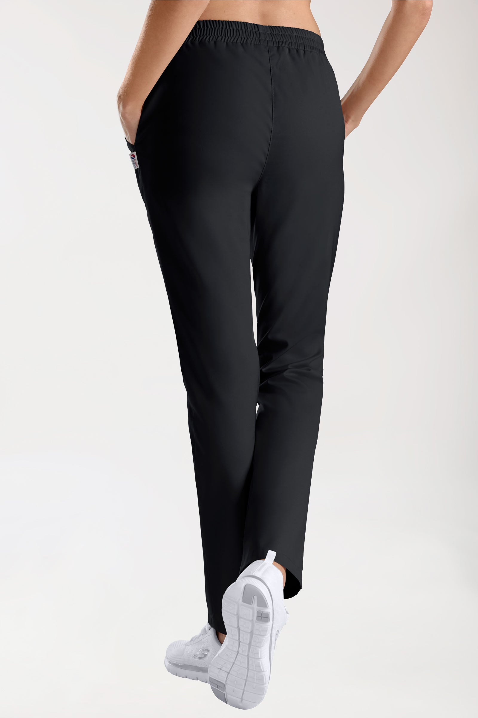CORE Hose Damen - leicht vertiefter Bund schwarz, Vue de dos