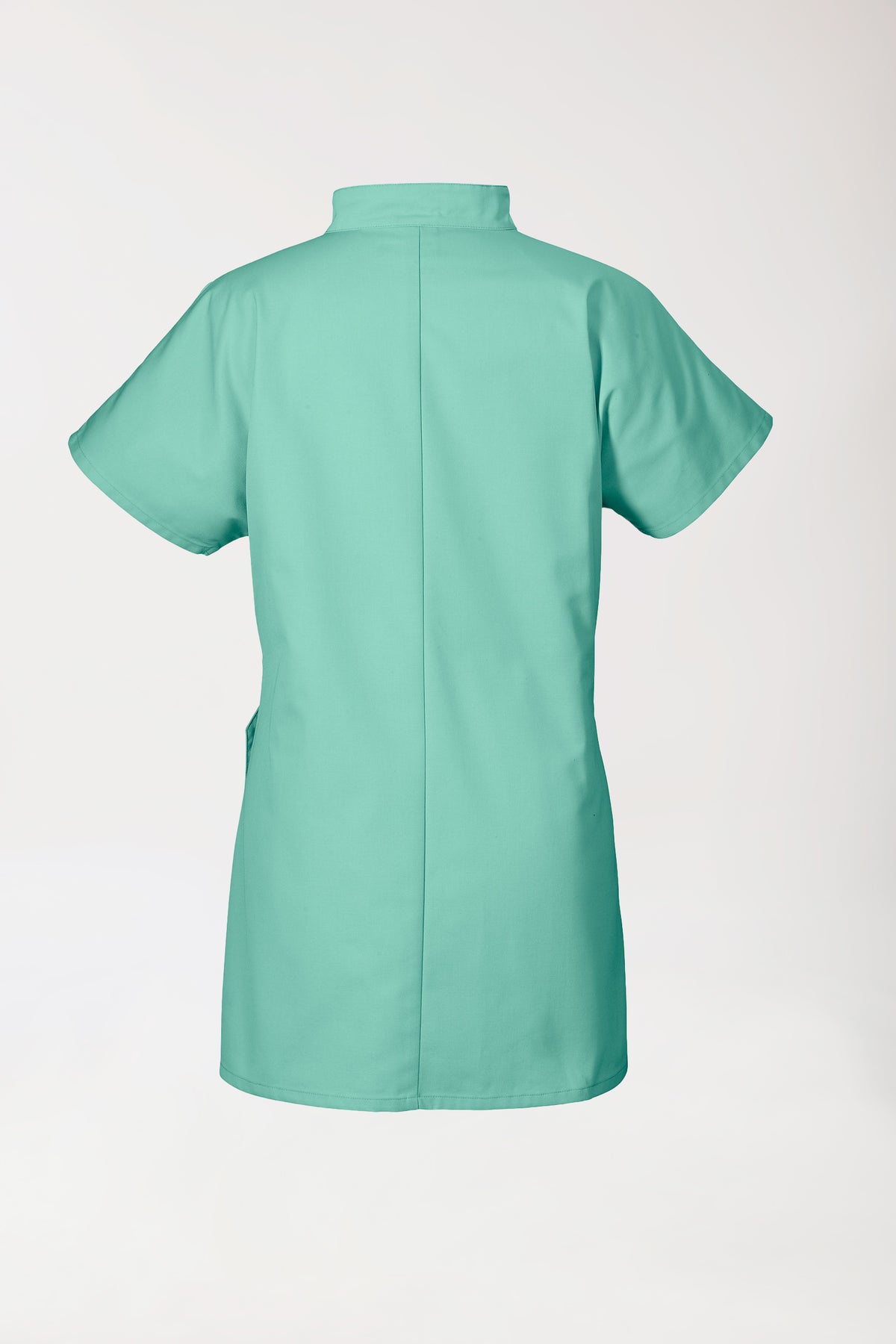 JUST STRONG Kasack Damen - Druckknopfleiste aqua green, Vue de dos