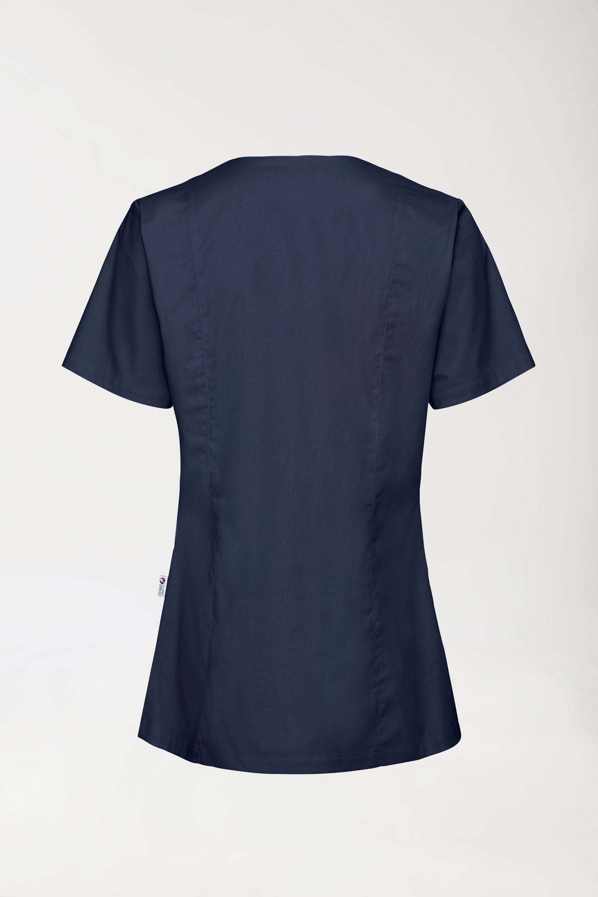 Stretch Kasack Damen - durchgeknöpft navy, Vue de dos
