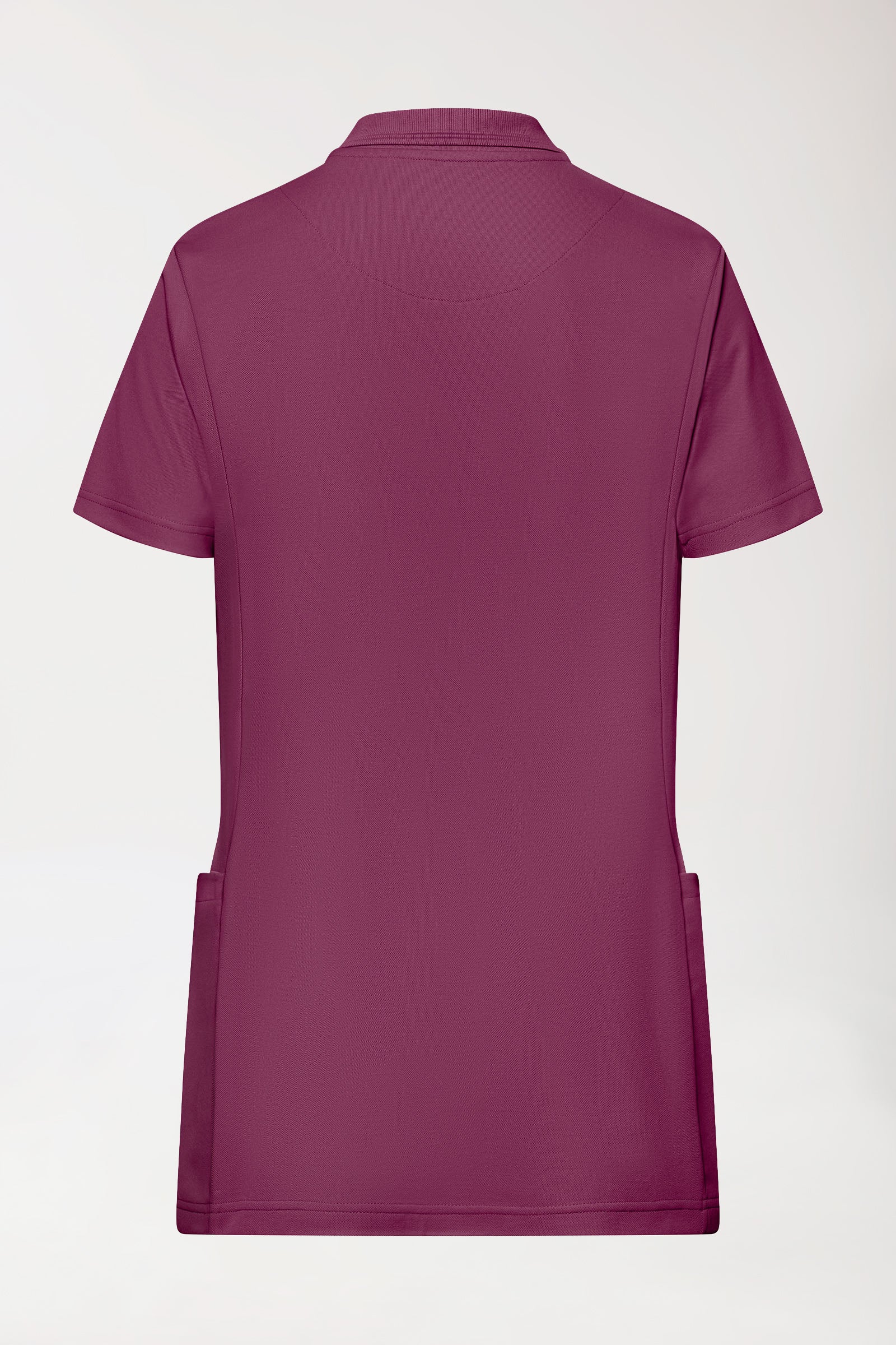 COMFY FLEX Stretch Schlupfkasack Damen - Polokragen berry