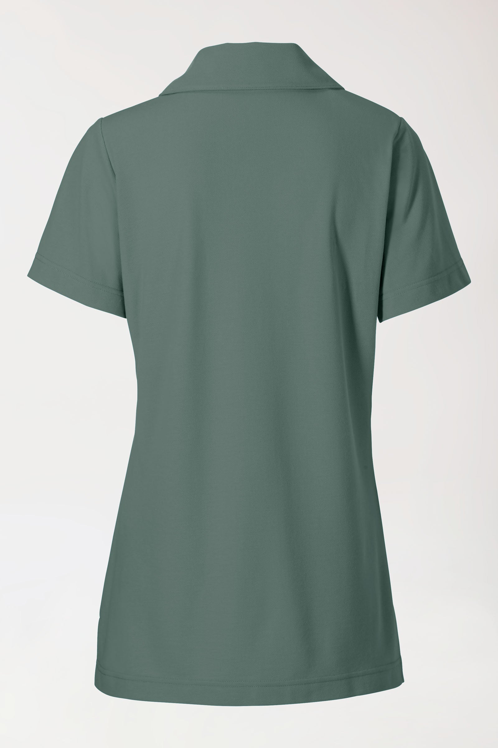 COMFY FLEX Stretch Schlupfkasack Damen - Schalkragen dunkelgrün