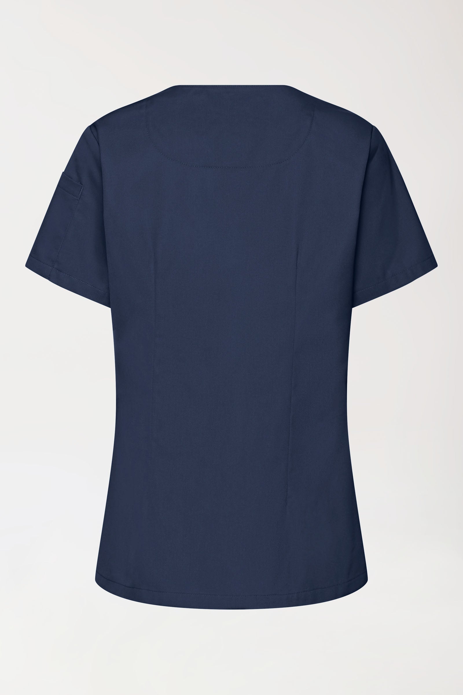 GREEN Stretch Schlupfkasack Damen - V-Ausschnitt navy