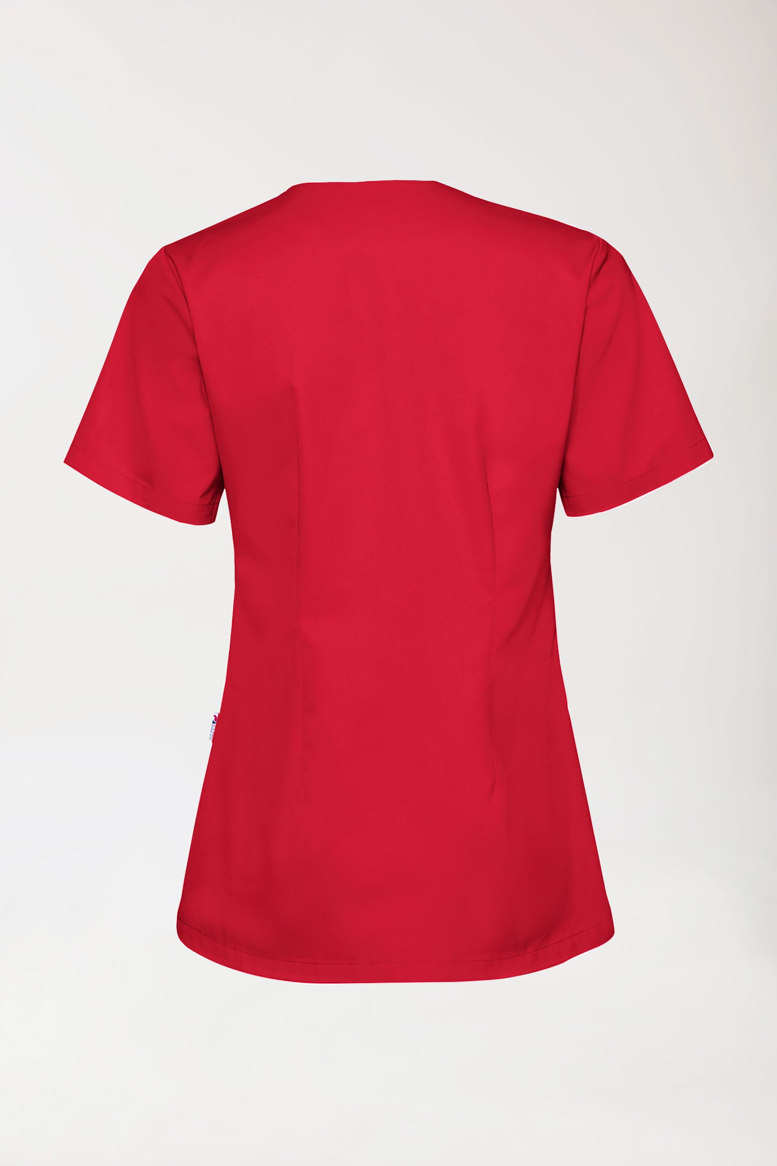 CORE Schlupfkasack Damen rot/grau, Rückansicht