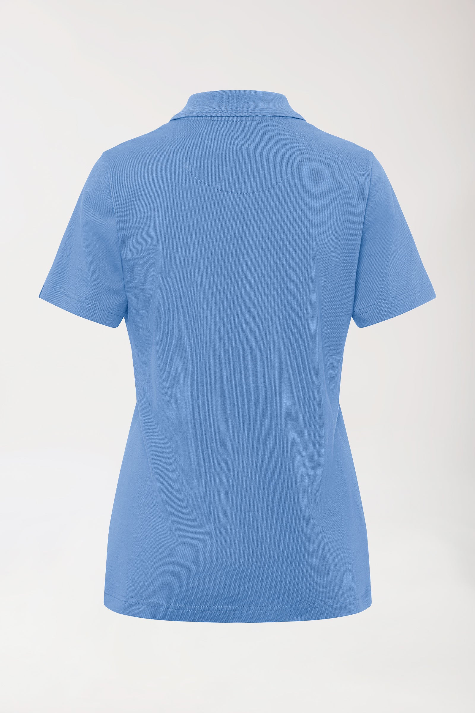 COMFY FLEX Stretch Shirt Damen - Polokragen himmelblau
