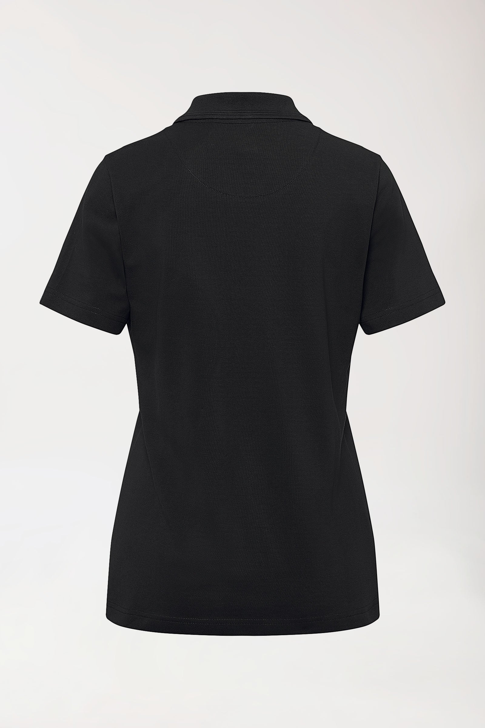 COMFY FLEX Stretch Shirt Damen - Polokragen schwarz