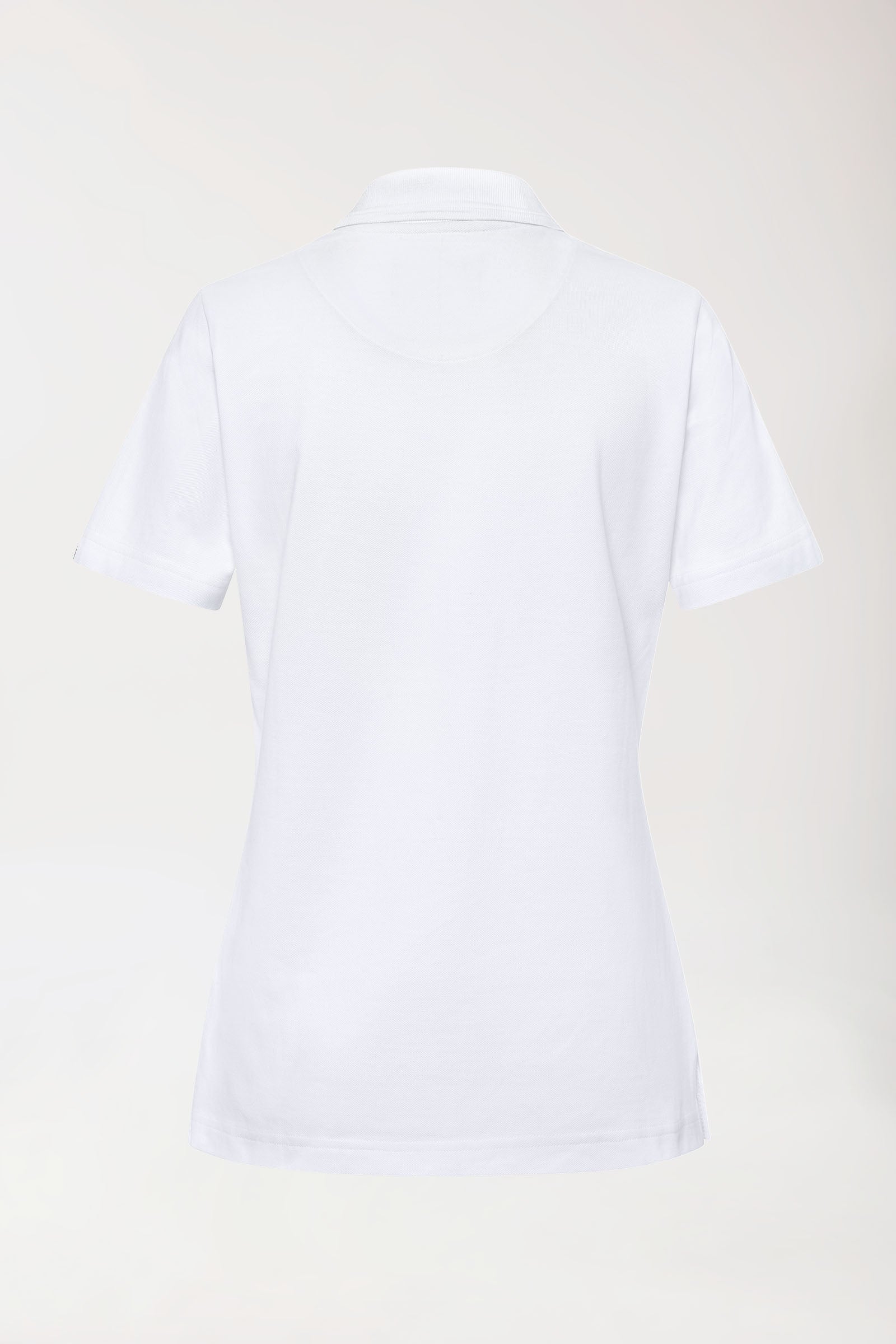 COMFY FLEX Stretch Shirt Damen - Polokragen weiss