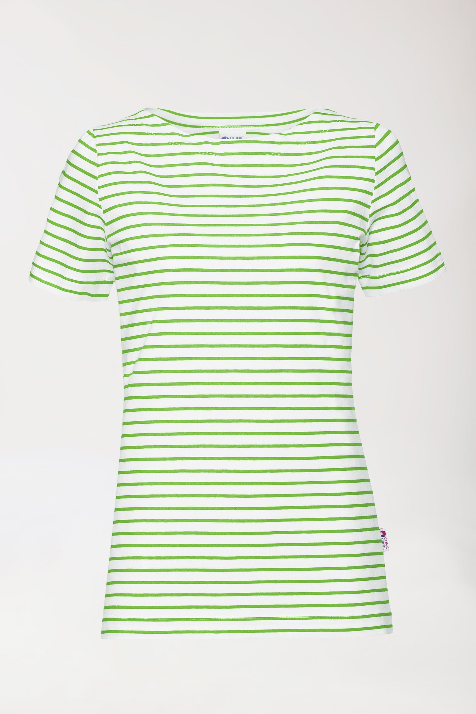 Shirt Damen - 1/2 Arm weiss/apfelgrün, Vue de dos