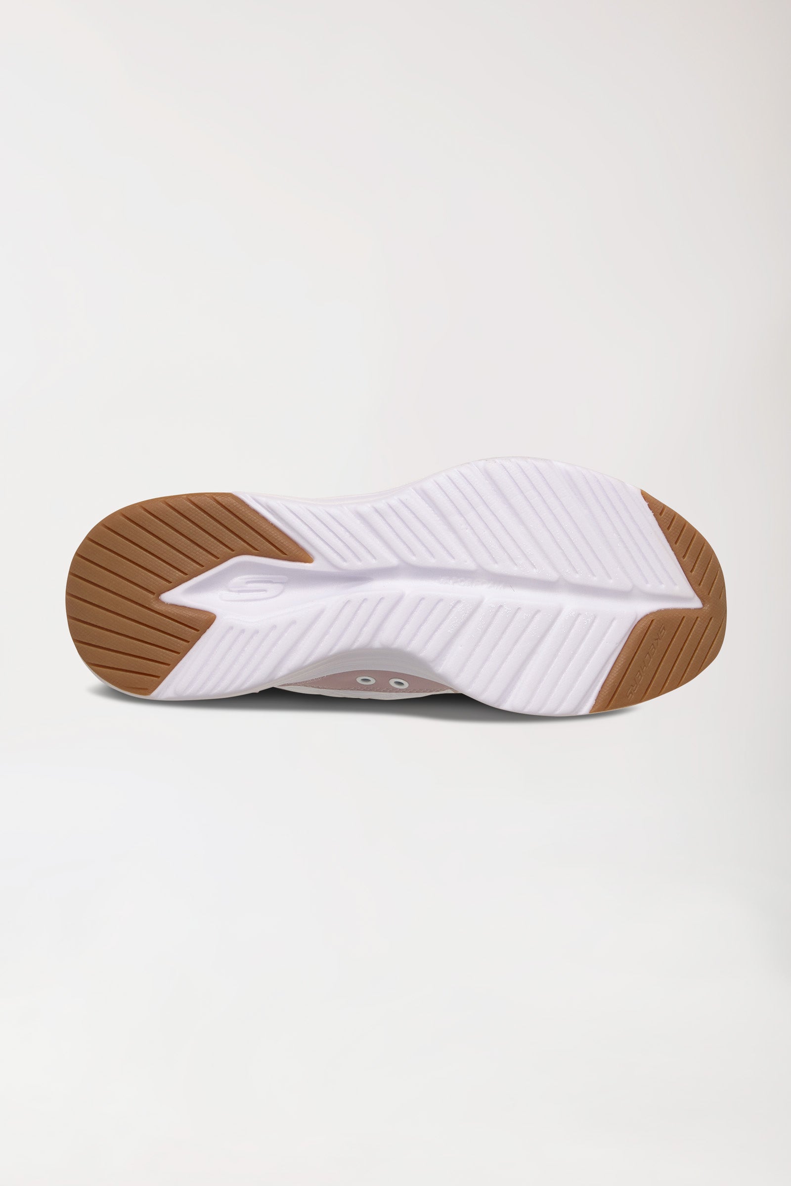 Damen Sneaker-SKECHERS Slip-ins-weiss/rosé, Rückansicht