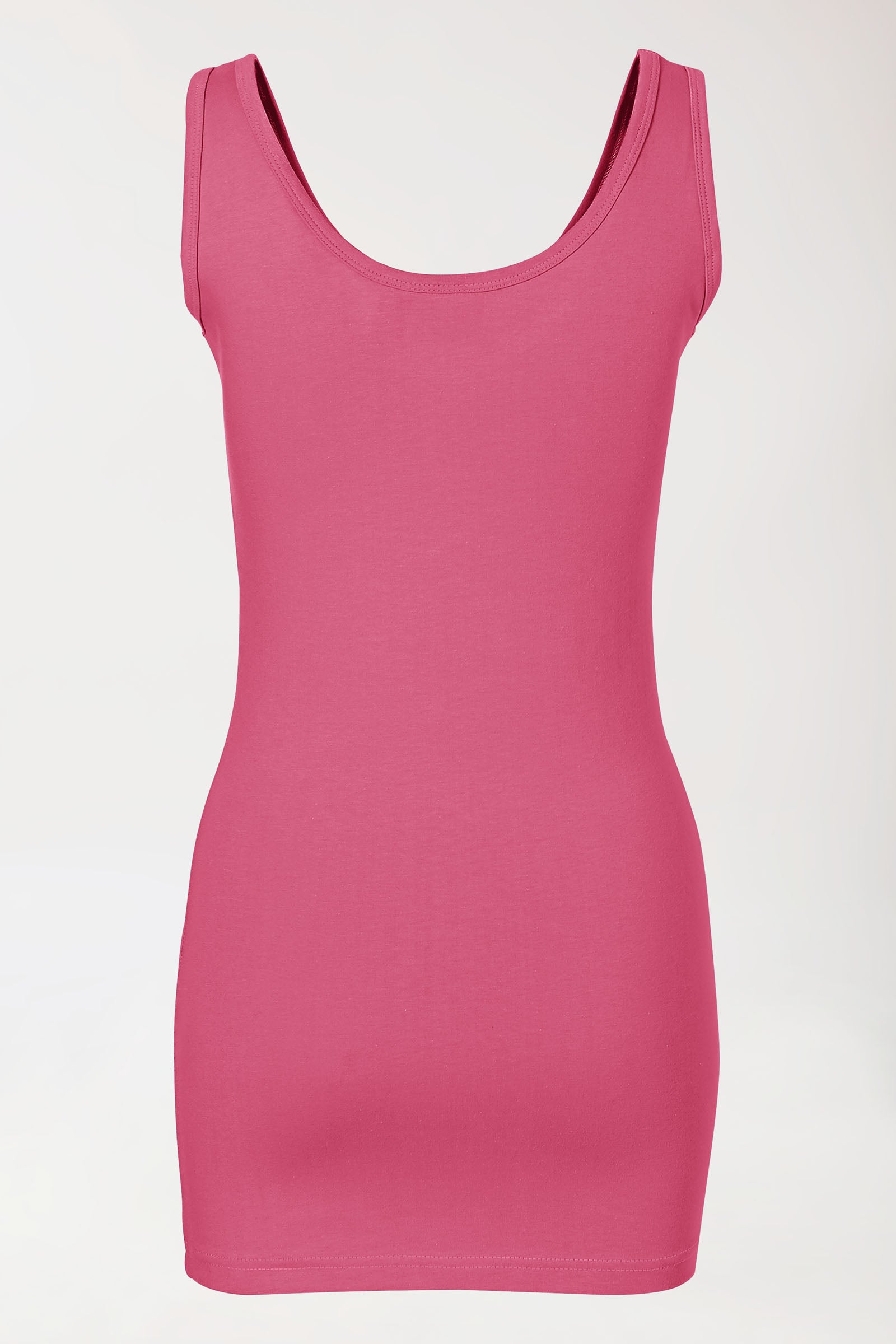 Longtop für Damen Rosenholz Rundhals, Vue de dos