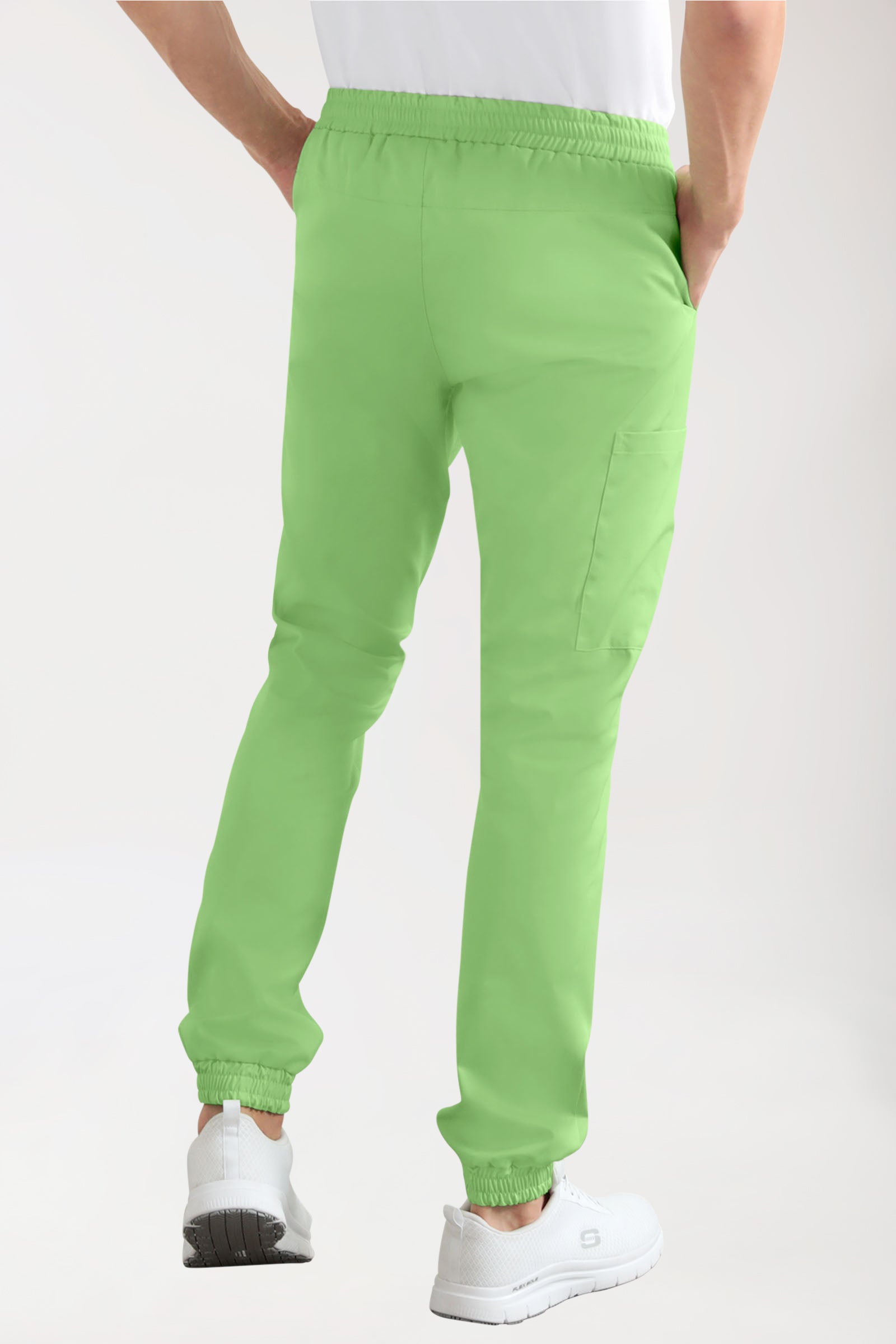 CORE Cargohose Herren - Jogpants Style apfelgrün, Vue de dos