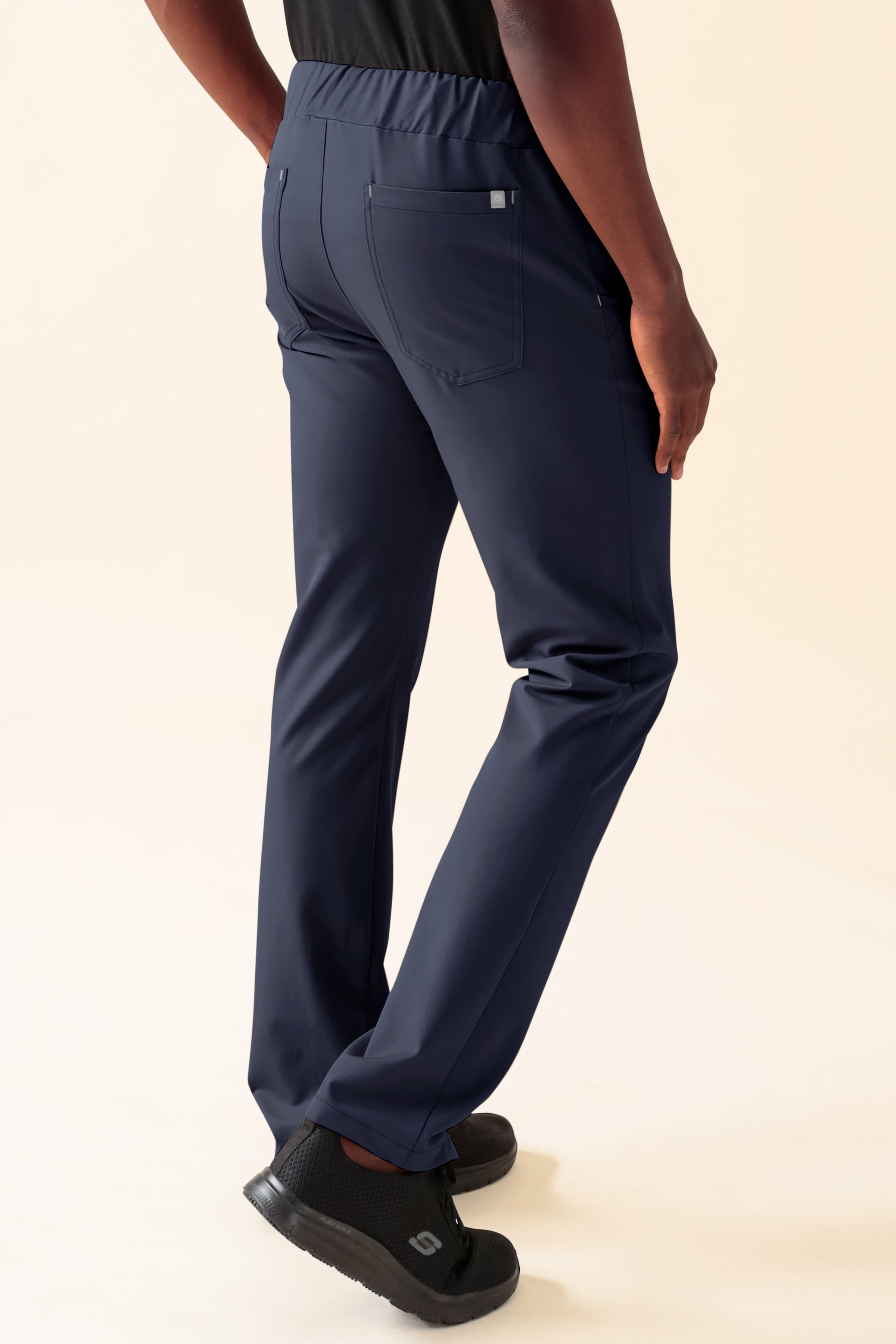 KAERE Hose Herren - gerader Saum ohne Beintaschen navy, Vue de dos