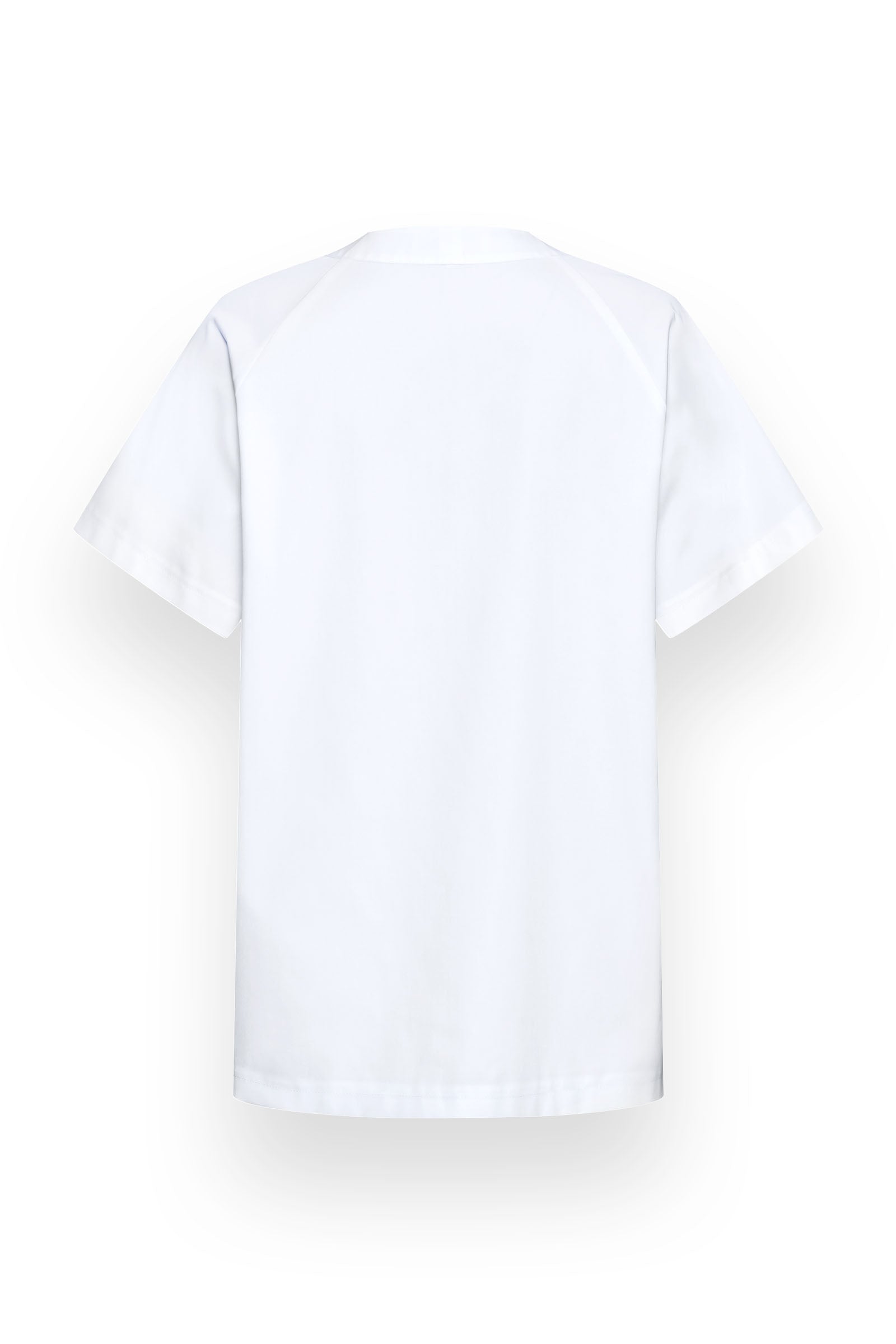 DER Kasack-Kasack V-Ausschnitt Unisex weiss, Vue de dos