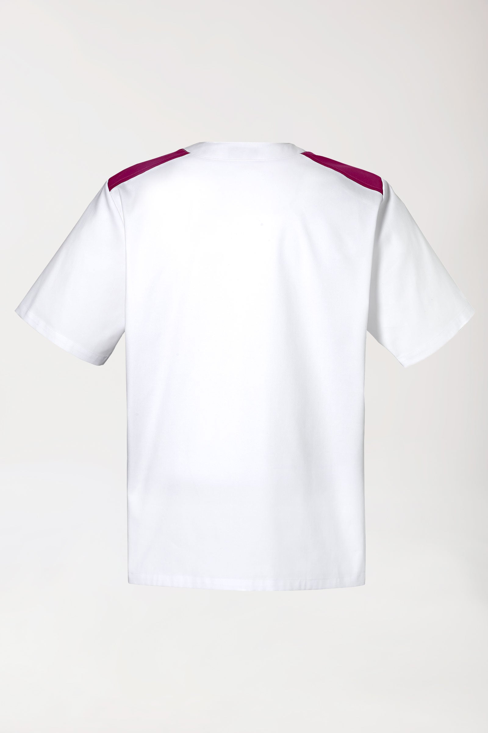 CLINIC STRETCH Schlupfkasack Herren weiss/berry, Vue de dos