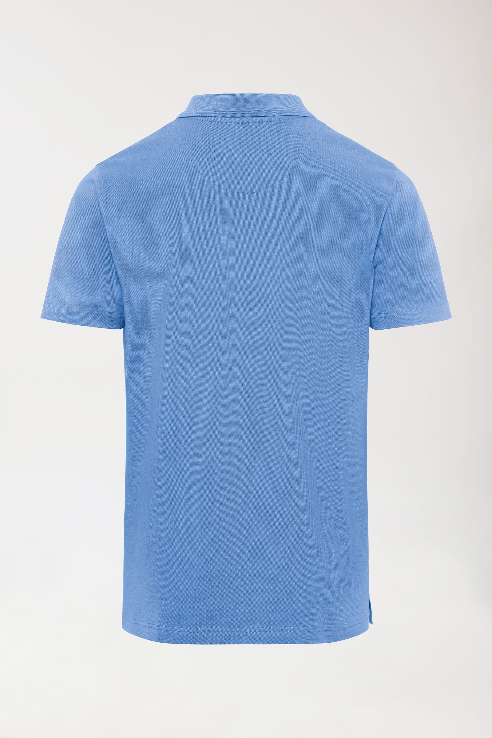 COMFY FLEX Stretch Shirt Herren - Polokragen himmelblau