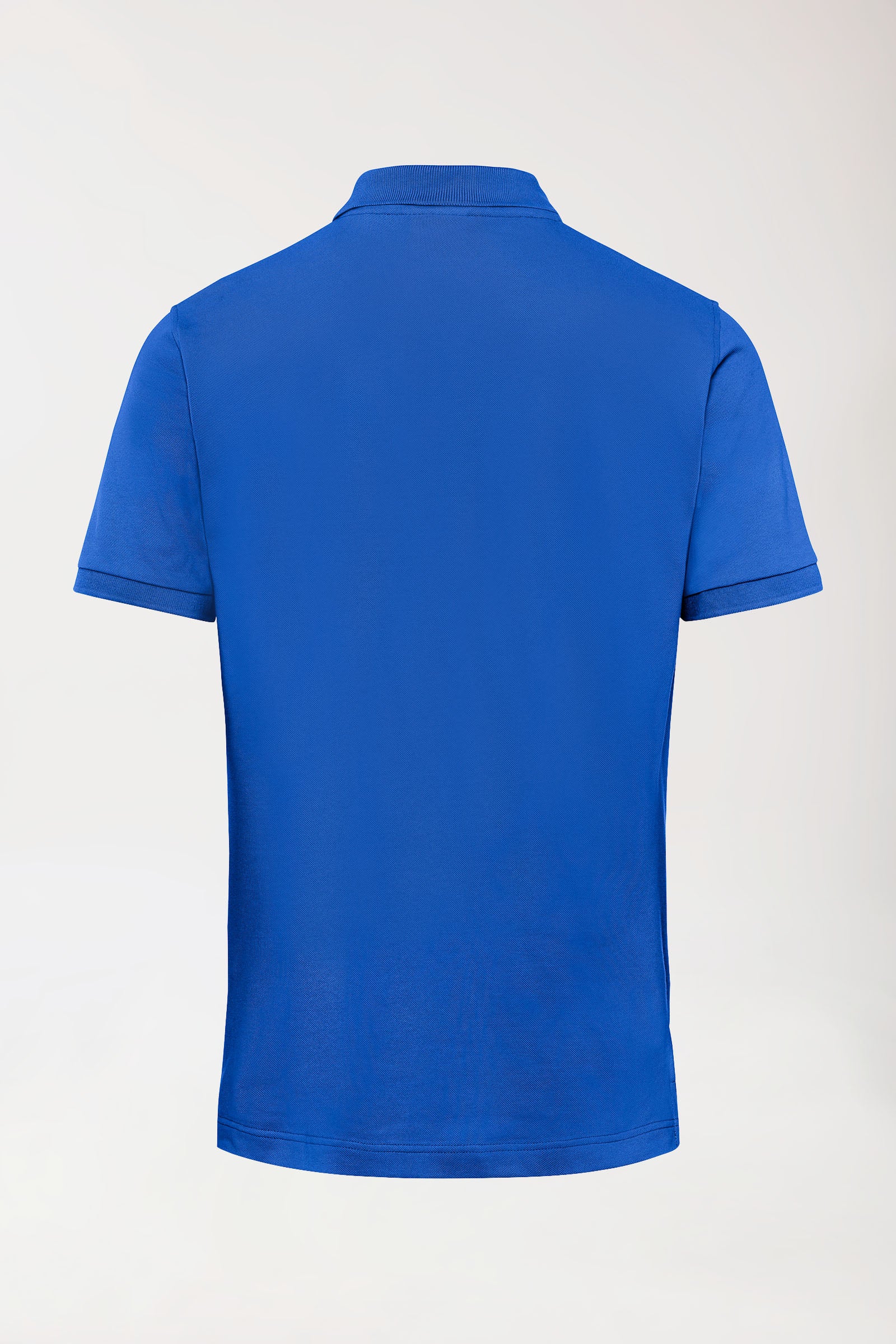 Stretch Shirt Herren - Polokragen königsblau, Vue de dos