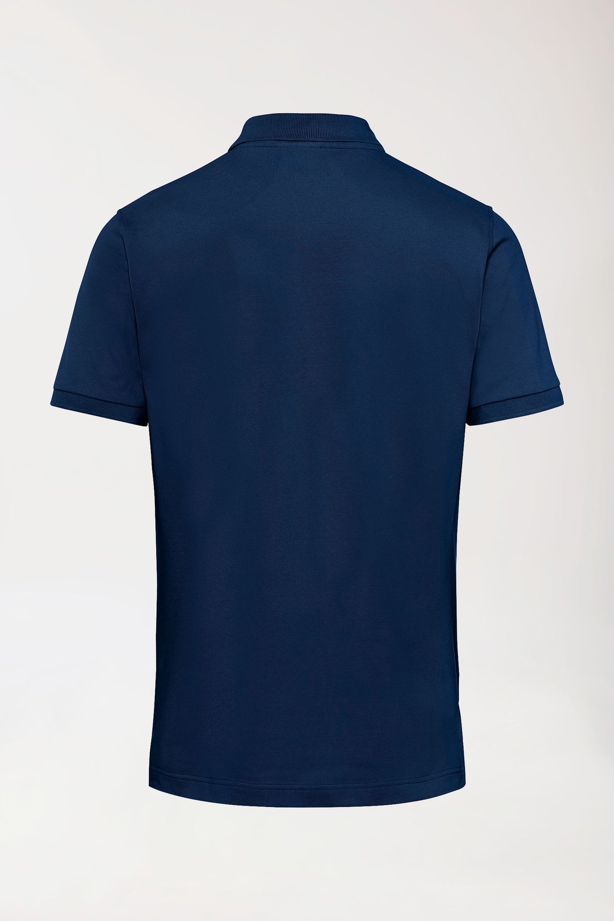 Stretch Shirt Herren - Polokragen navy, Vue de dos