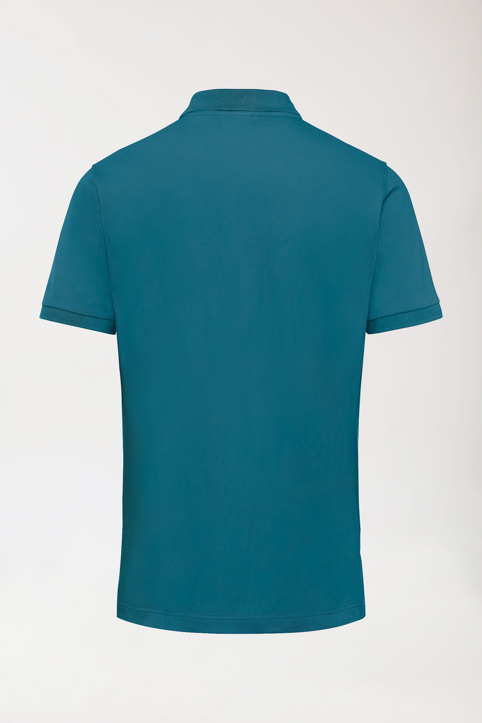 Stretch Shirt Herren - Polokragen petrol