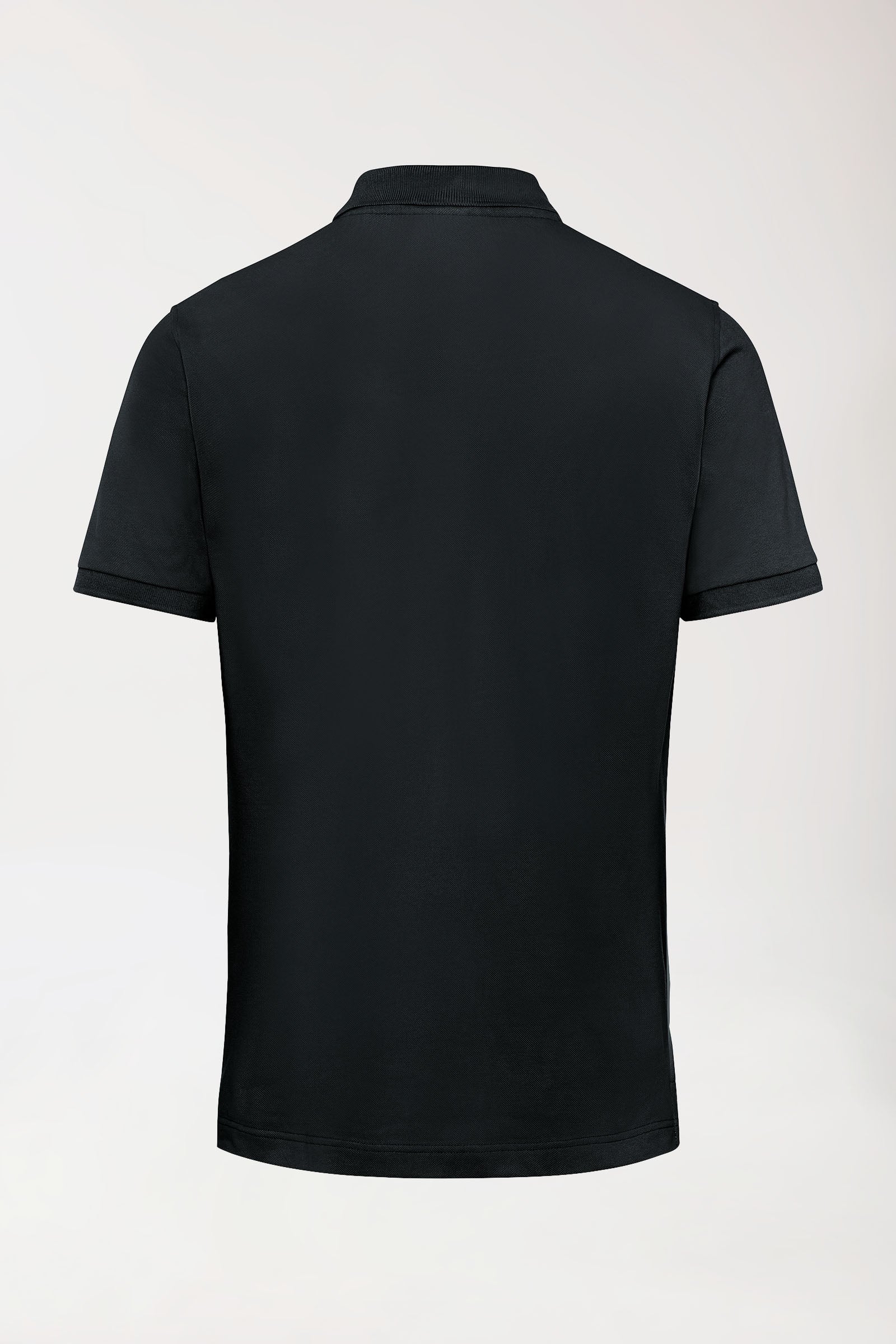 Stretch Shirt Herren - Polokragen schwarz, Vue de dos