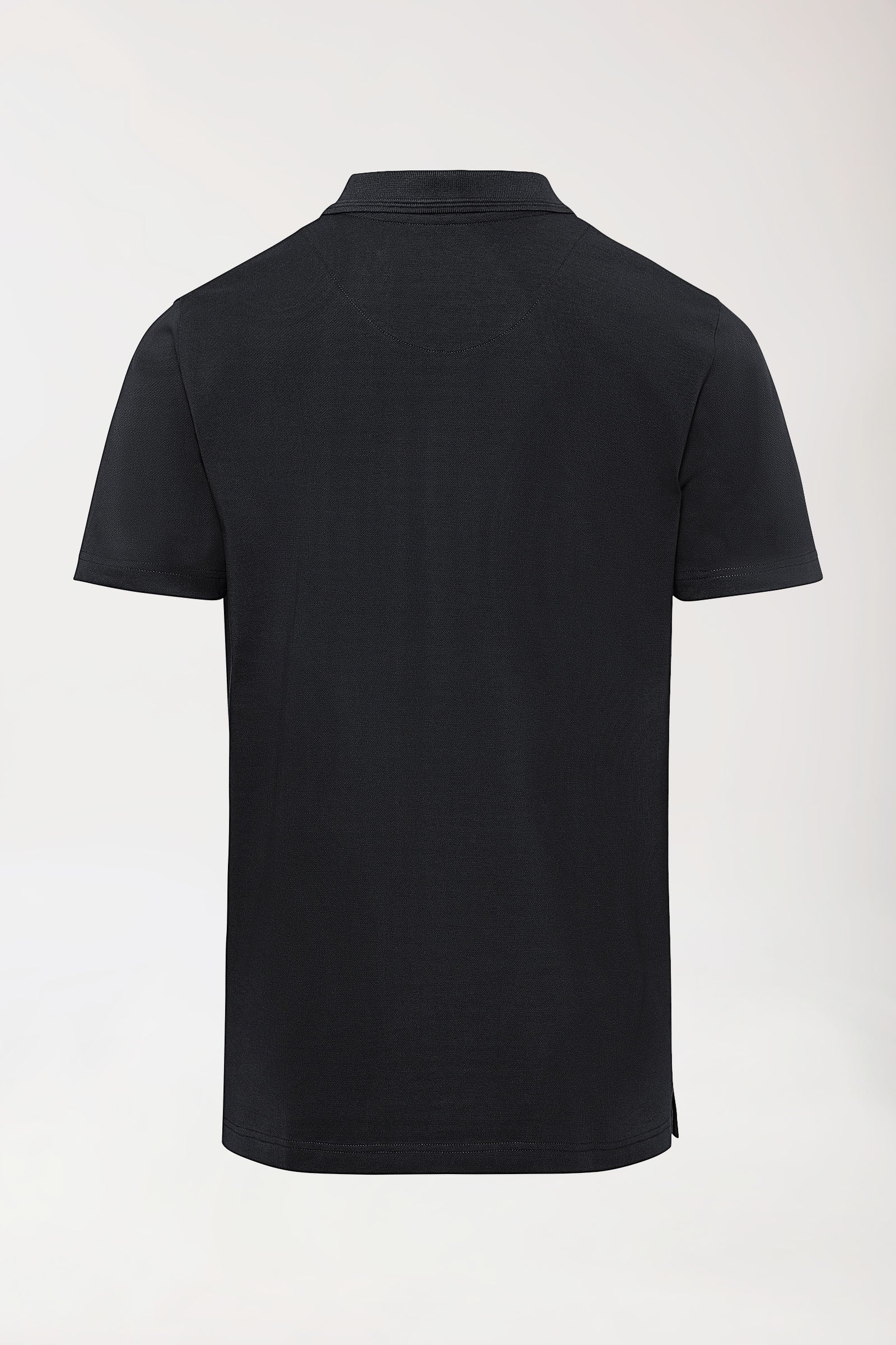 COMFY FLEX Stretch Shirt Herren - Polokragen schwarz, Vue de dos