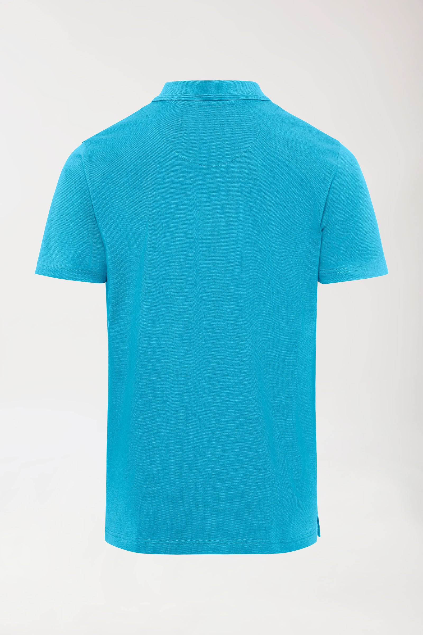 Stretch Shirt Herren - Polokragen türkis