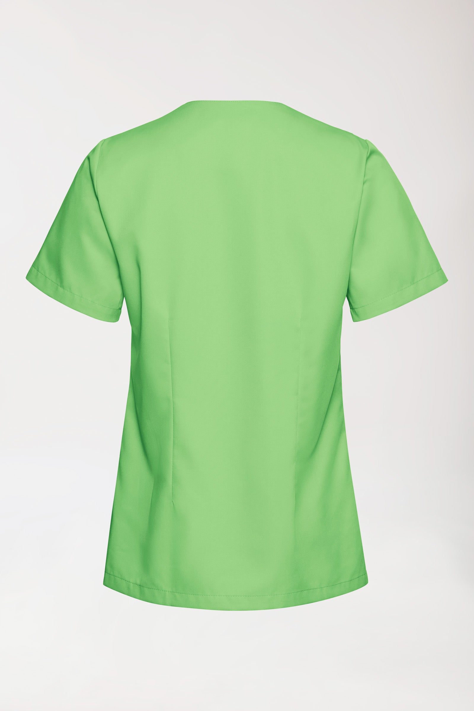 TENCEL™ Schlupfkasack Damen - V-Ausschnitt apfelgrün, Vue de dos
