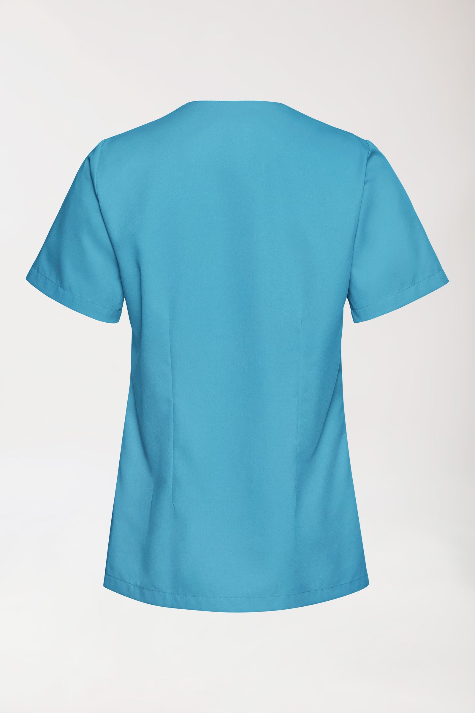 TENCEL™ Schlupfkasack Damen - V-Ausschnitt dark türkis, Vue de dos