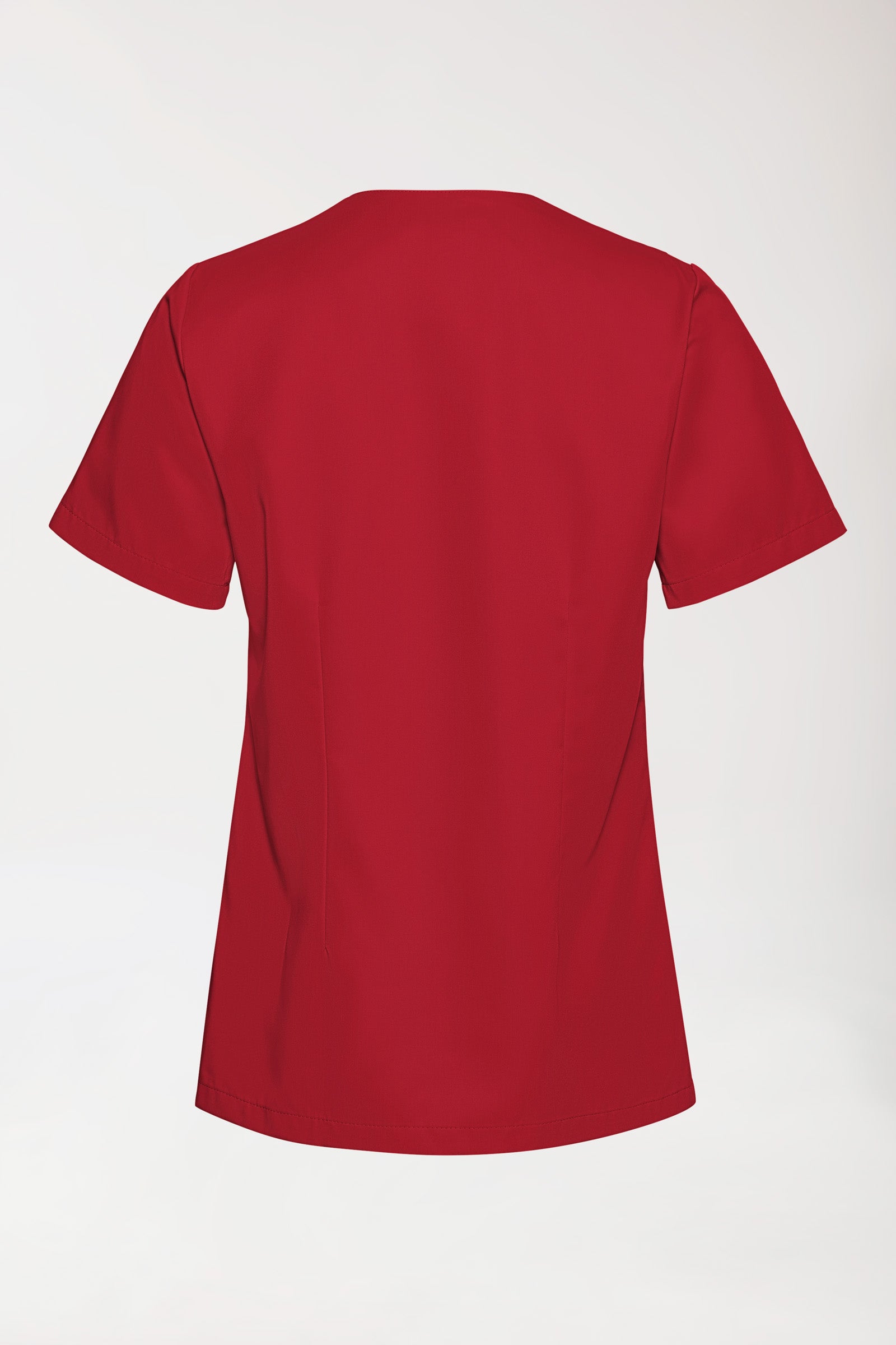 TENCEL™ Schlupfkasack Damen - V-Ausschnitt rot, Vue de dos