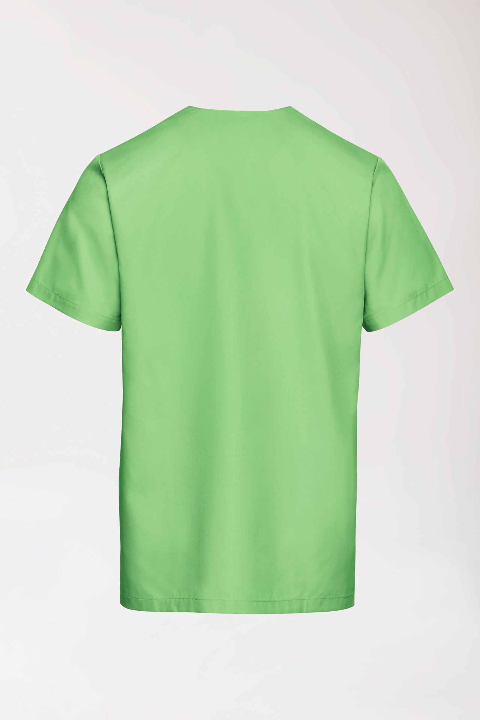 TENCEL™ Schlupfkasack Herren - V-Ausschnitt apfelgrün, Vue de dos