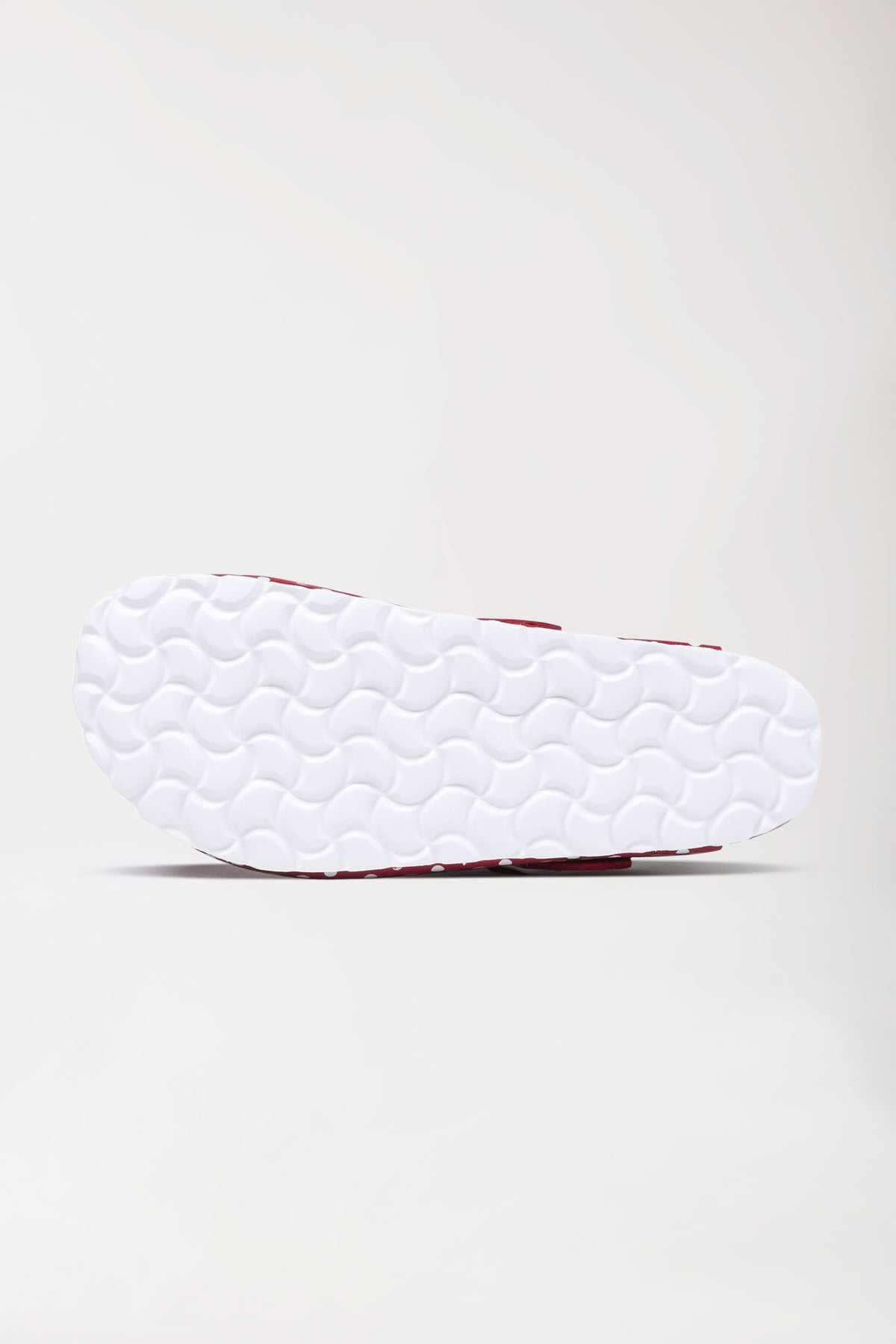 Damen Clog rot/weiss, Vue de dos