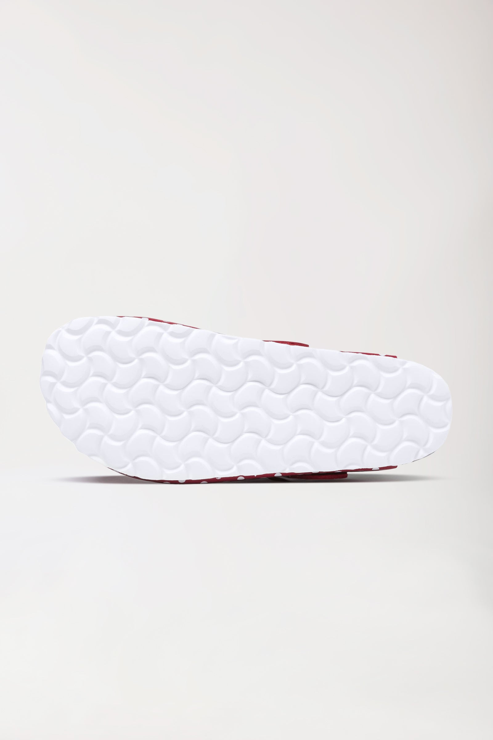 Damen Clog rot/weiss, Rückansicht