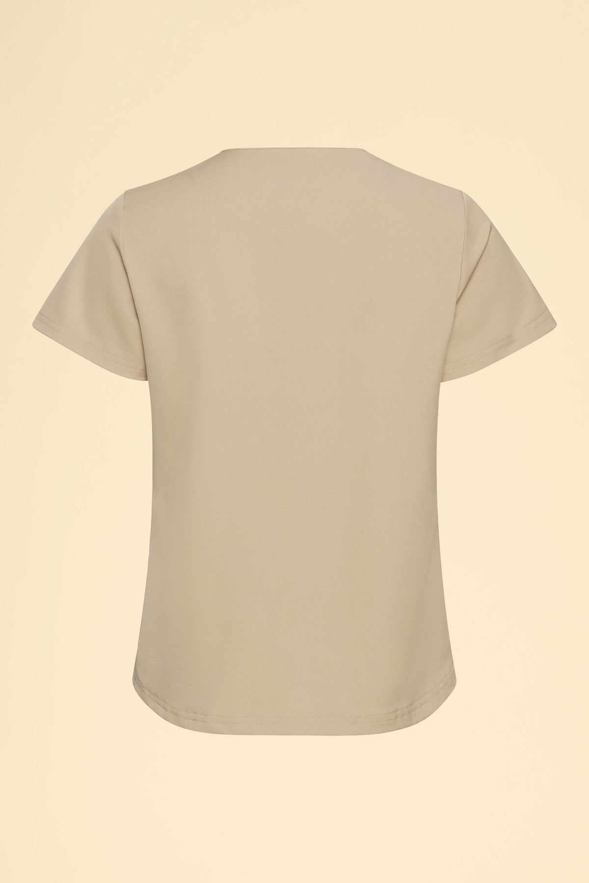 KAERE Shirt Damen - Rundhalsausschnitt sand, Vue de dos