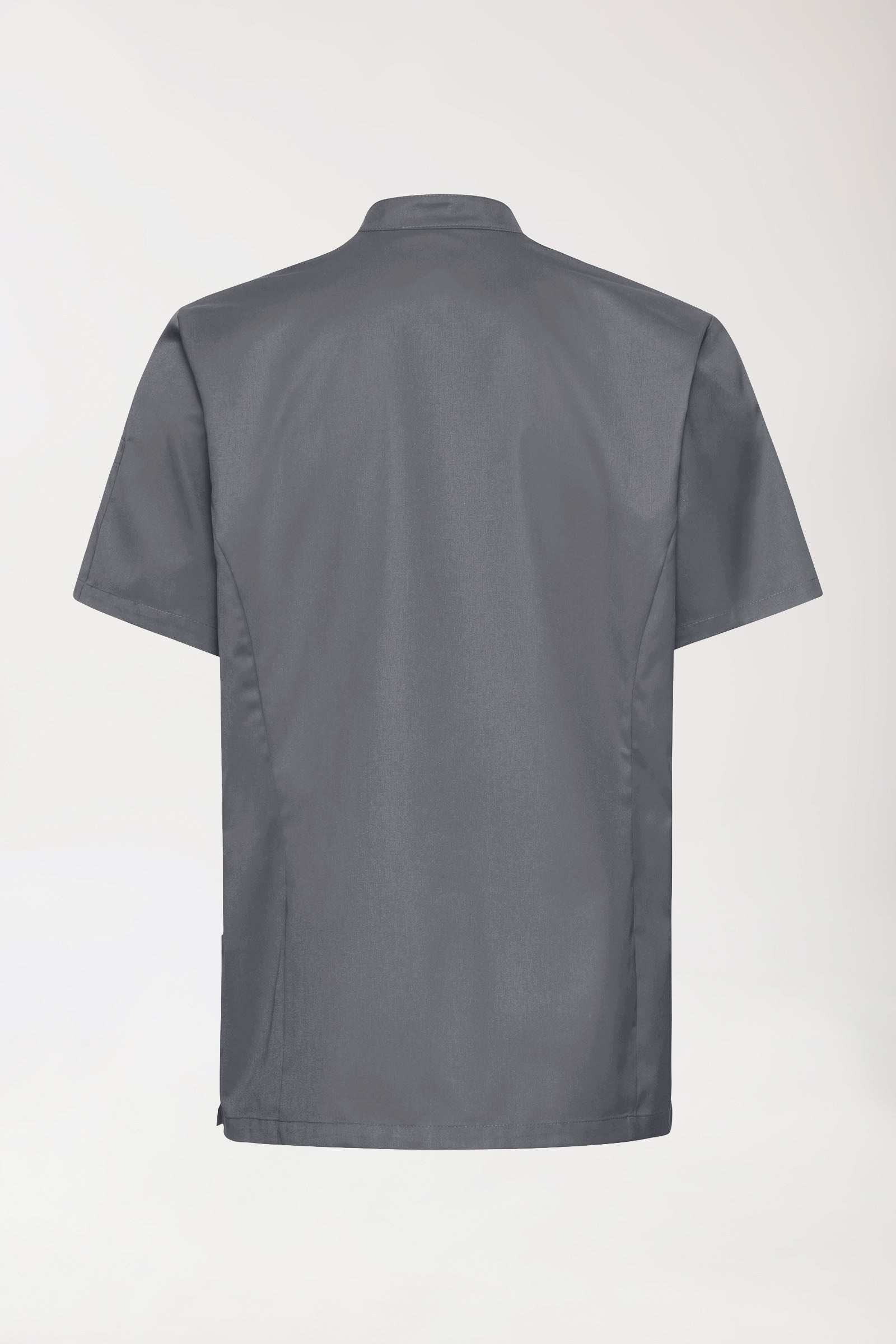 Gastro Kochjacke Herren - 1/2 Arm steingrau, Vue de dos