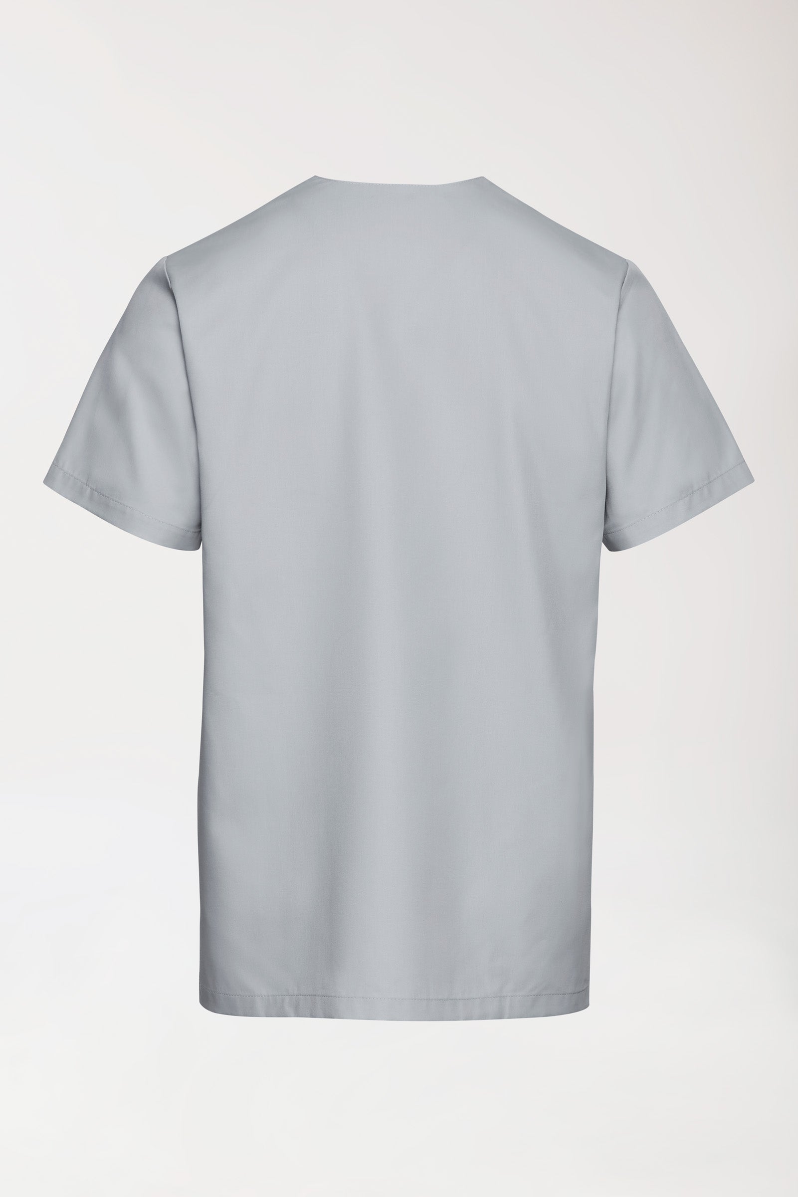 TENCEL™ Schlupfkasack Herren - V-Ausschnitt perlgrau, Vue de dos