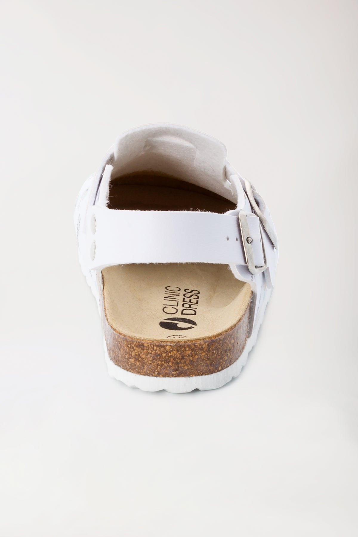Unisex Clog weiss/gelb/schwarz, Vue de dos