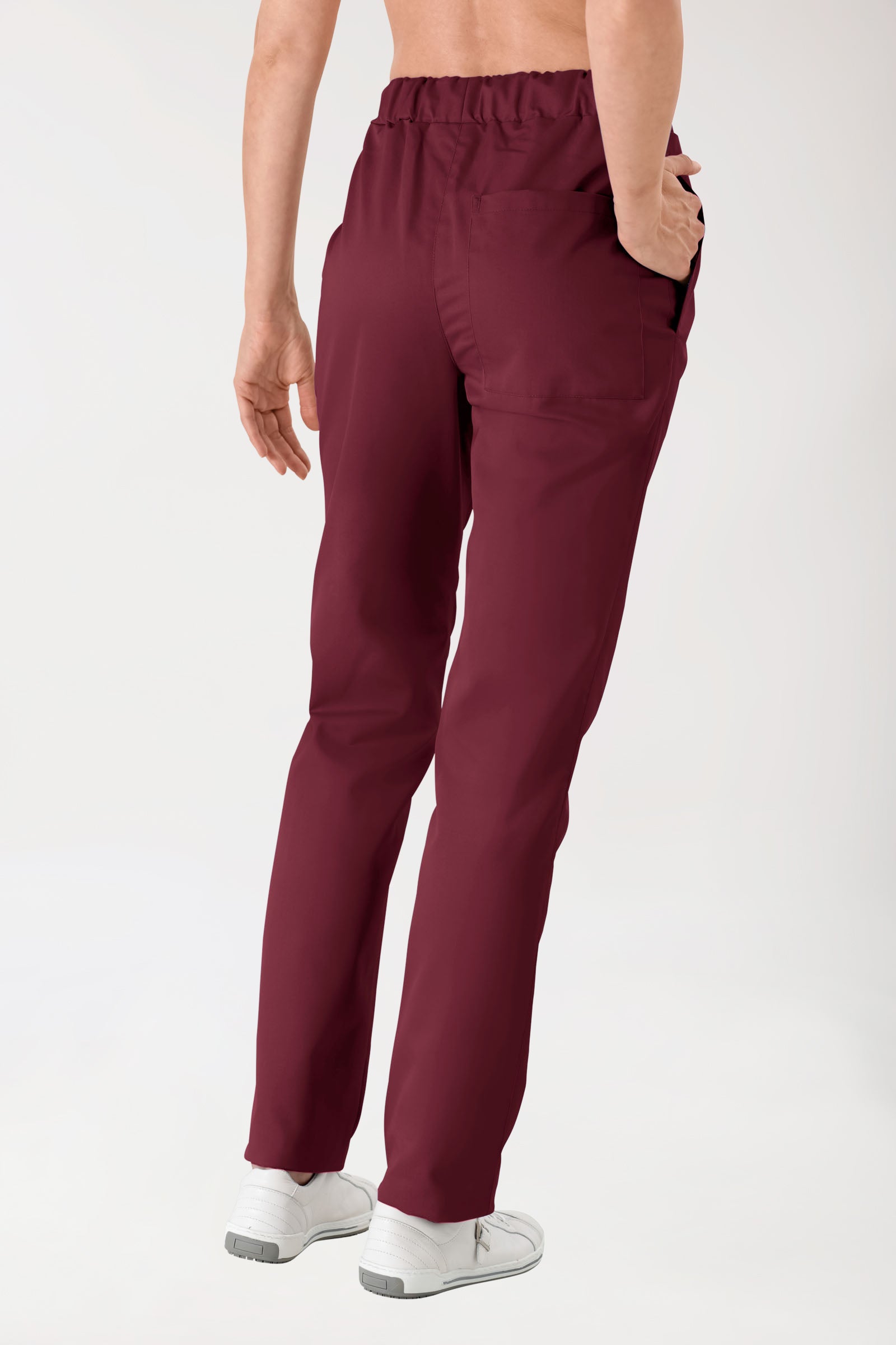 JUST STRONG Hose Unisex - Gummibund bordeaux, Vue de dos