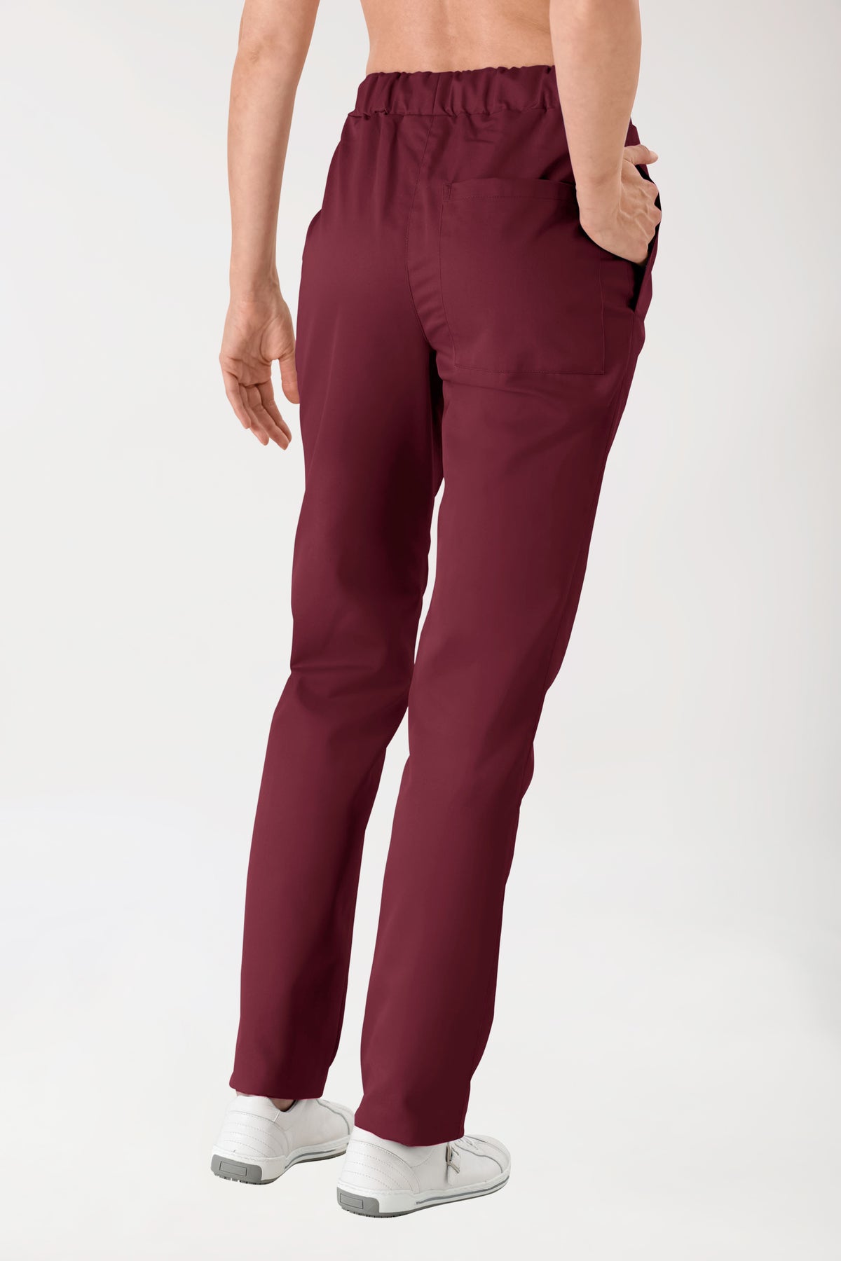 JUST STRONG Hose Unisex - Gummibund bordeaux, Vue de dos