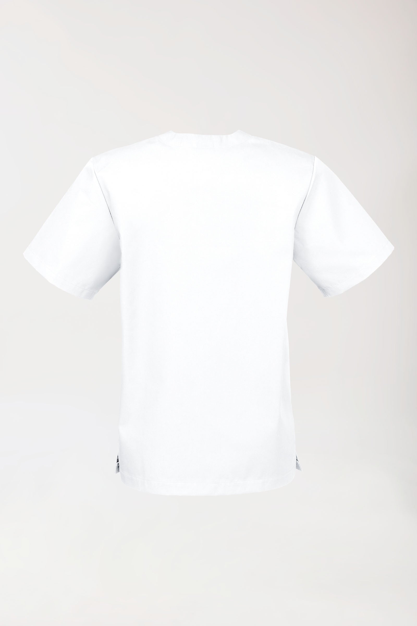 Stretch Schlupfkasack Herren - V-Ausschnitt weiss