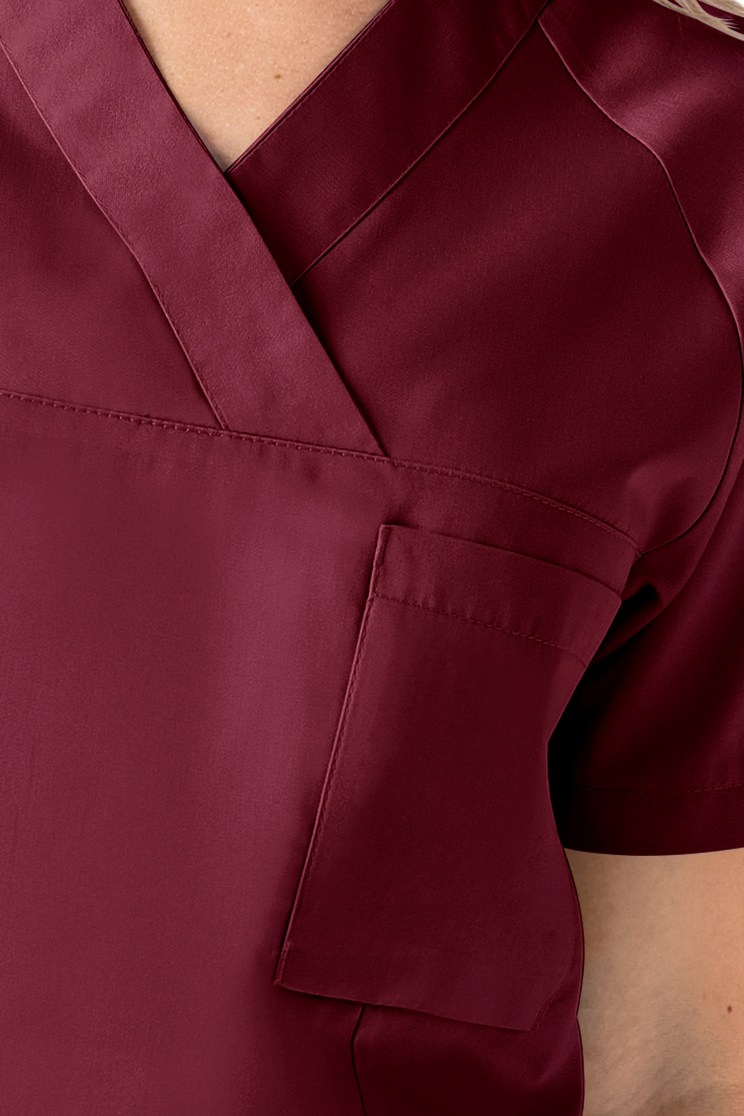 DER Kasack-Kasack Damen bordeaux