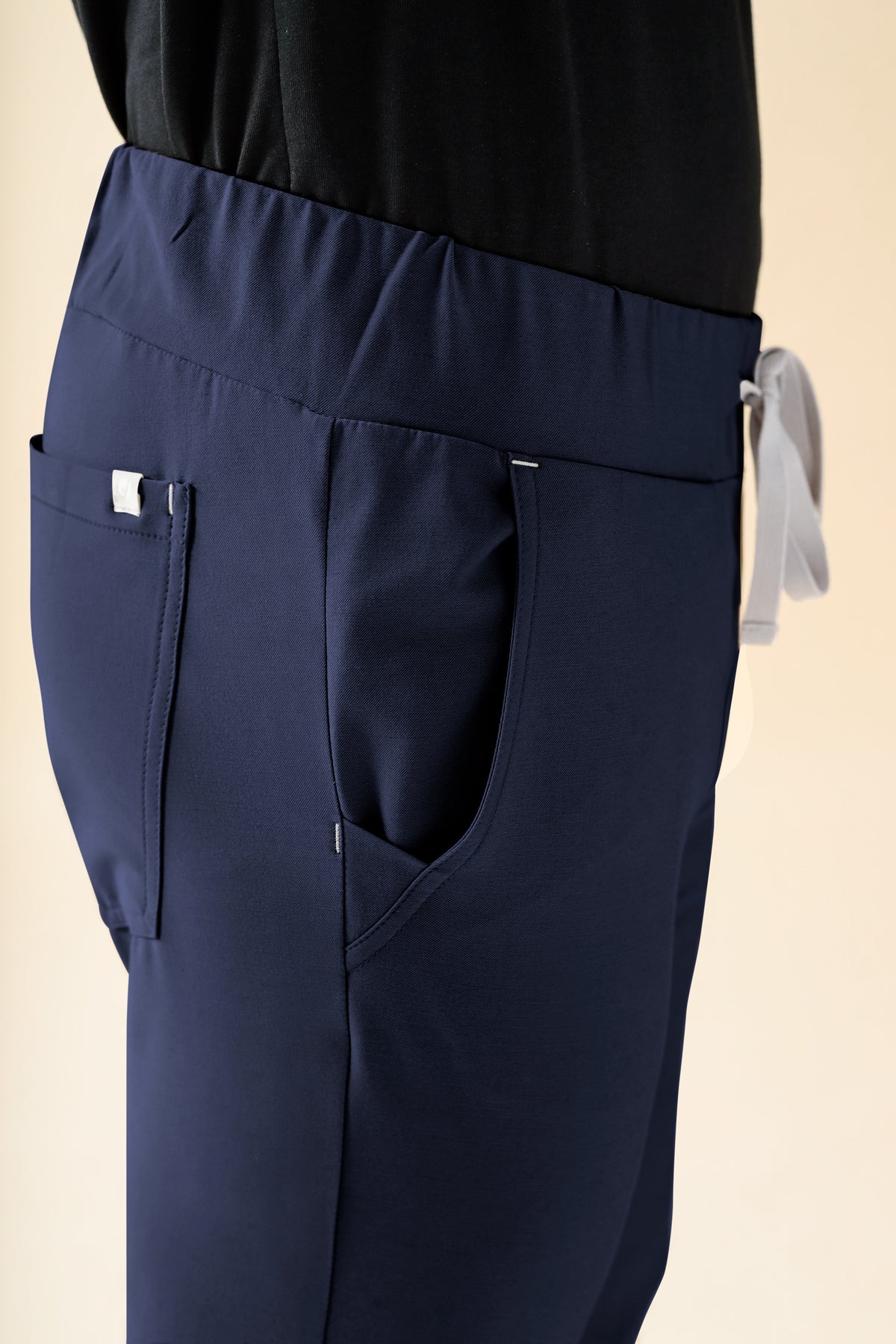 KAERE Hose Herren - Saumbündchen Kurzgr. ohne Beintaschen navy