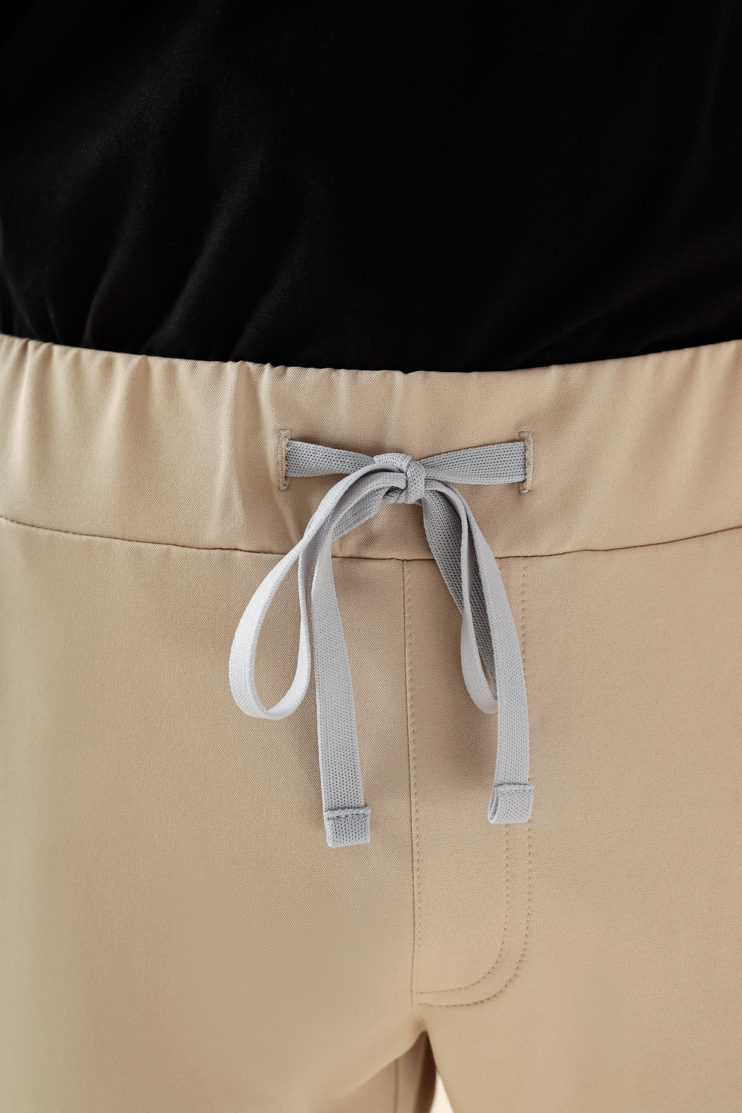 KAERE Hose Herren - Saumbündchen Kurzgr. mit Beintaschen sand
